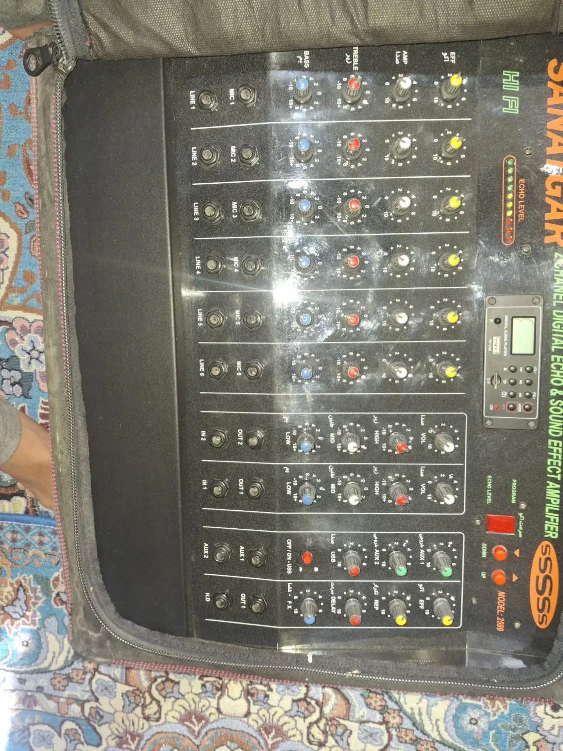 ۱ کله دستگاه صنعتگر دو کانال ۹ افکت۱جفت باند بتا|آلات موسیقی|ناغان, |دیوار