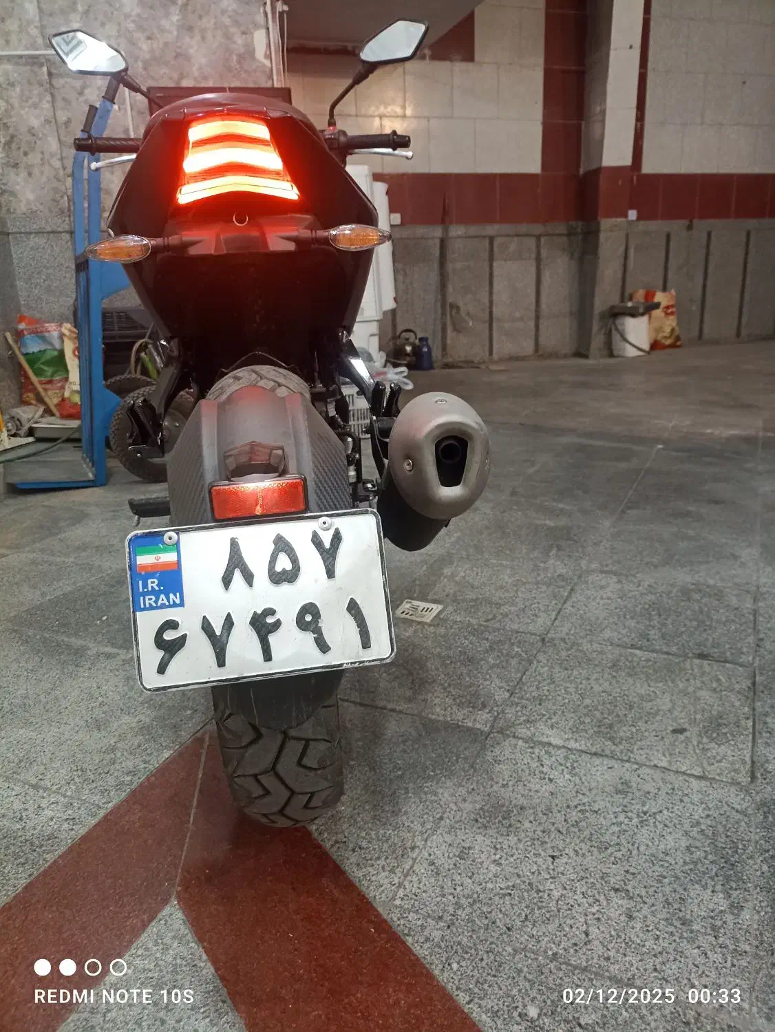 گلکسیna180درحد صفر|موتورسیکلت|مشهد, ایثار|دیوار