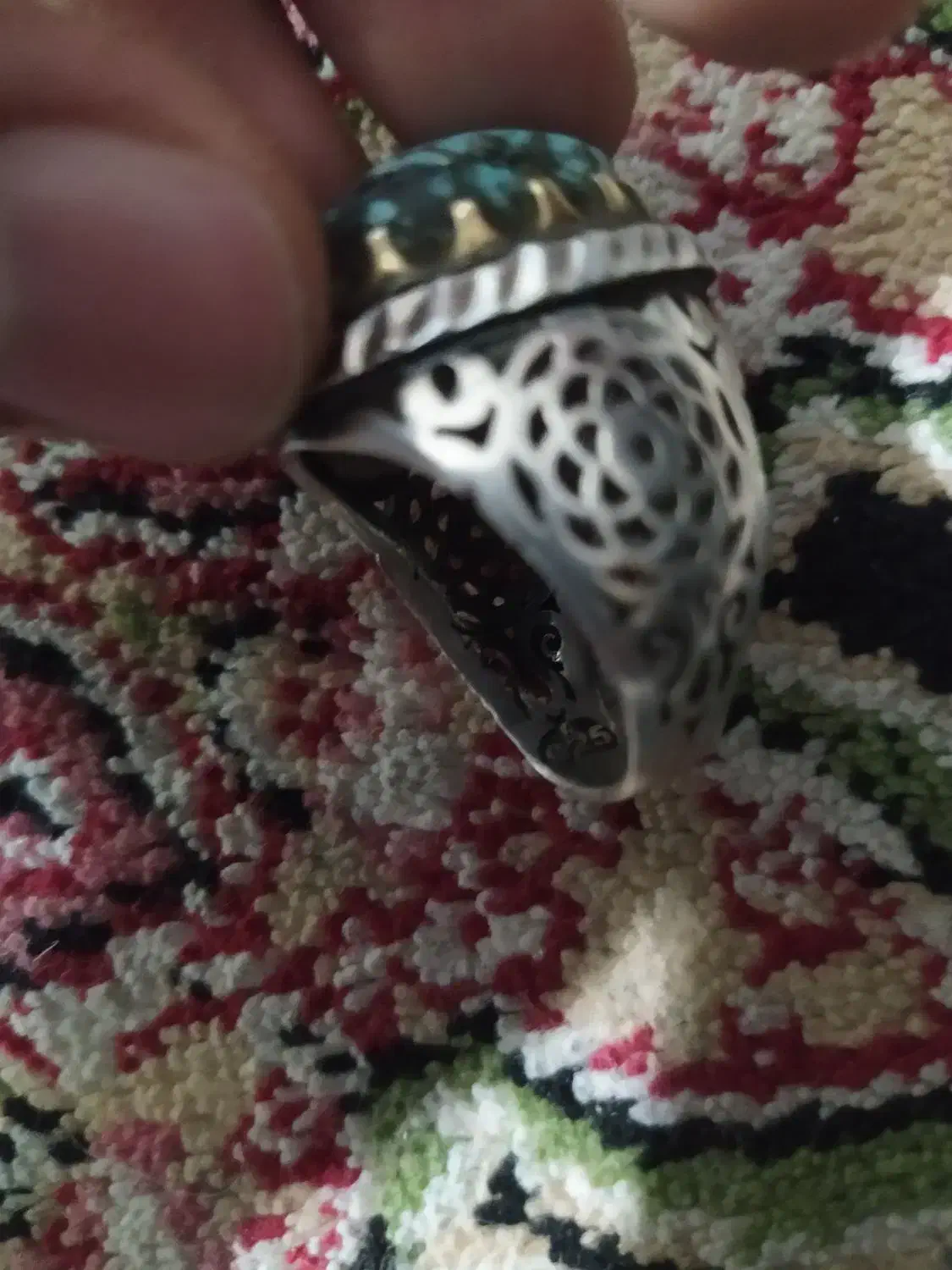 انگشتر فیروزه دستساز|جواهرات|جیرفت, |دیوار