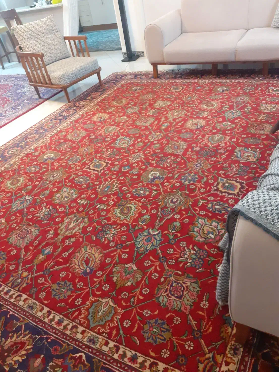 فرش دستبافت ۱۲متری|فرش|بابل, |دیوار