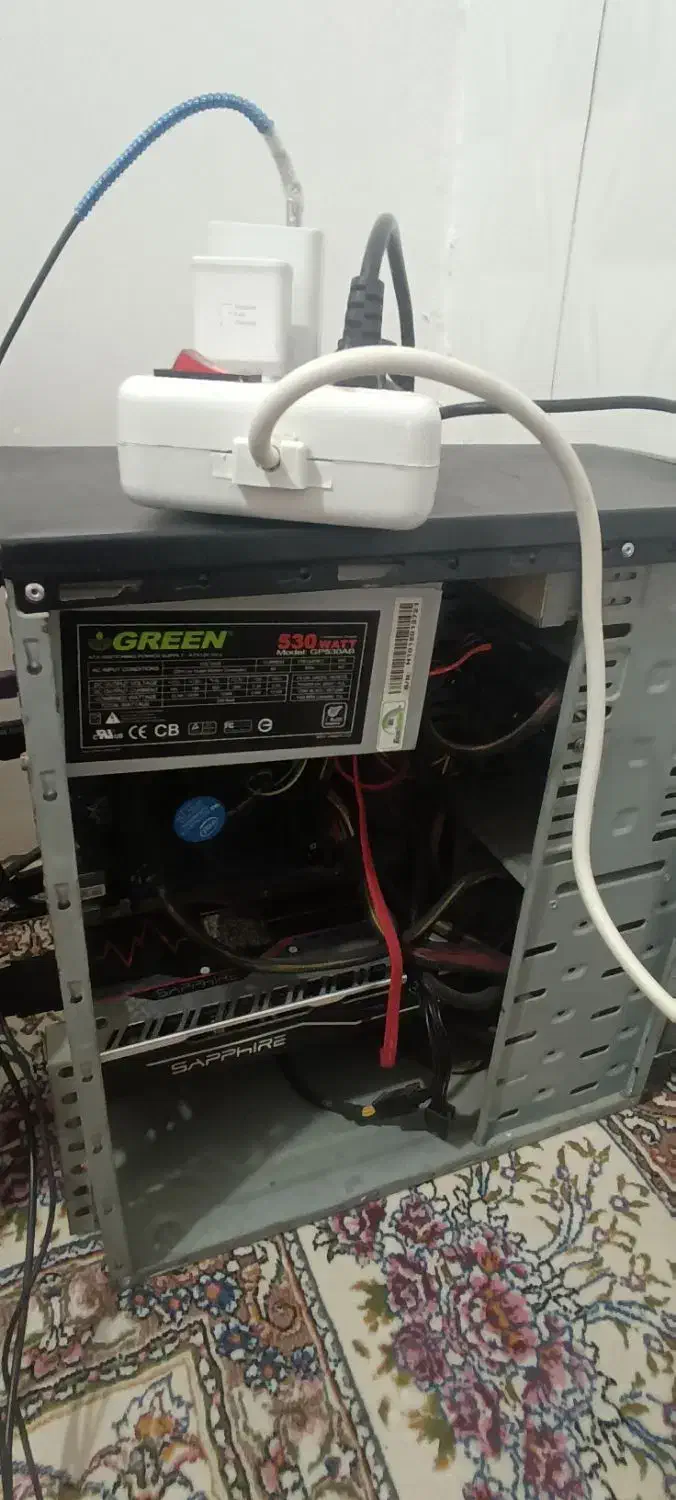 کیس گیمینگ به همراه مانیتور|رایانه رومیزی|نیشابور, ابراهیم ادهم|دیوار