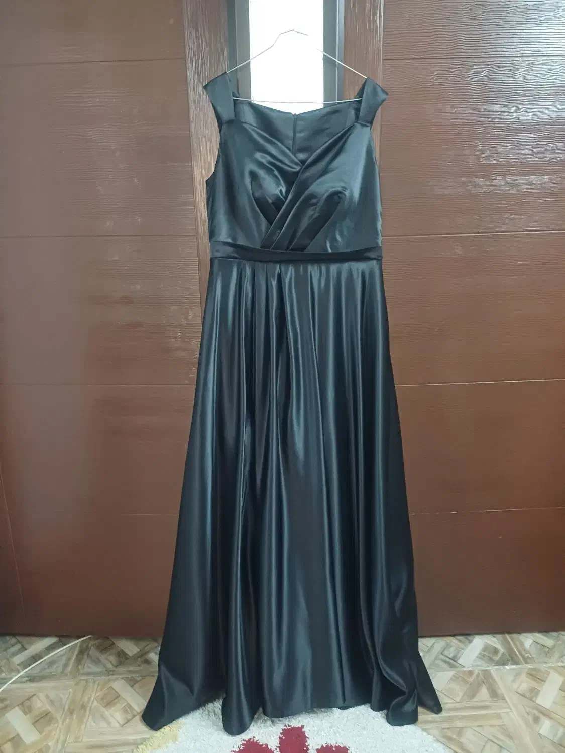 لباس مجلسی ساتن مشکی|لباس|شاهرود, |دیوار