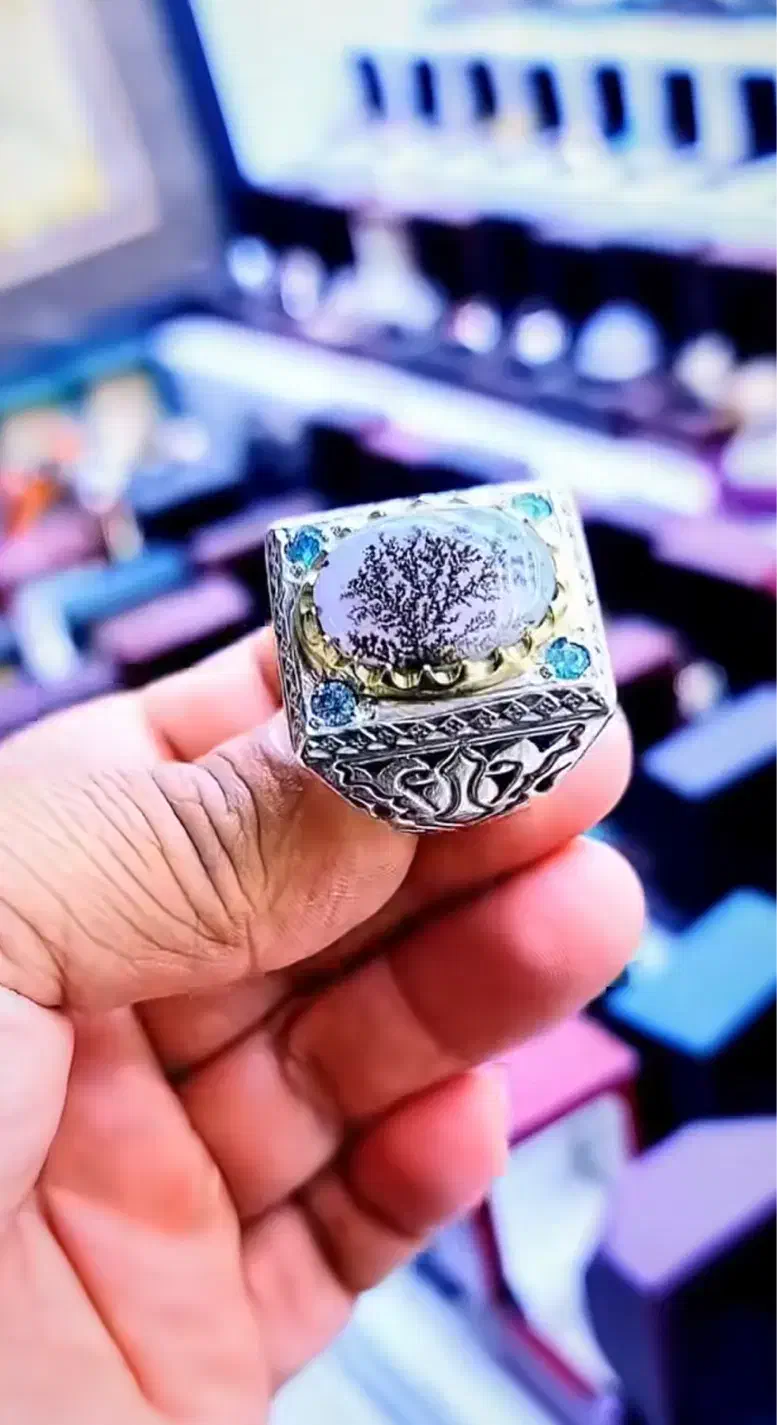 انگشتر نقره شجر کلکسیونی|جواهرات|تهران, آسمان|دیوار