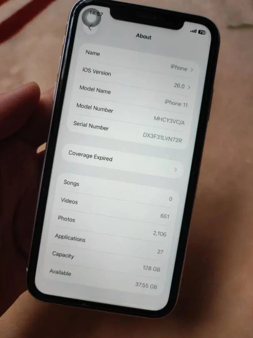 اپل iPhone 11 با حافظهٔ ۱۲۸ گیگابایت|موبایل|مشهد, خواجه ربیع|دیوار