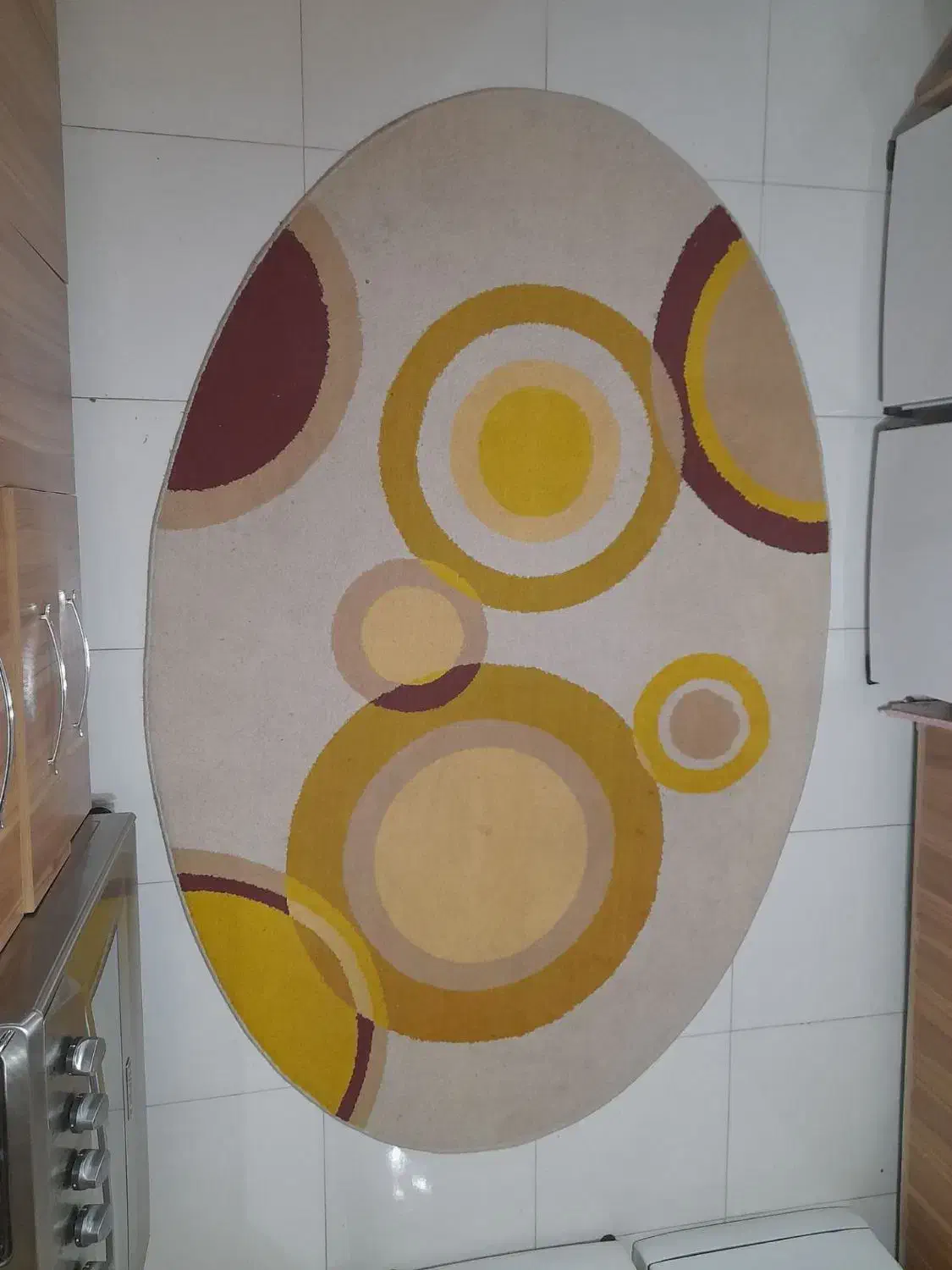 فرش بیضی|فرش|همدان, |دیوار