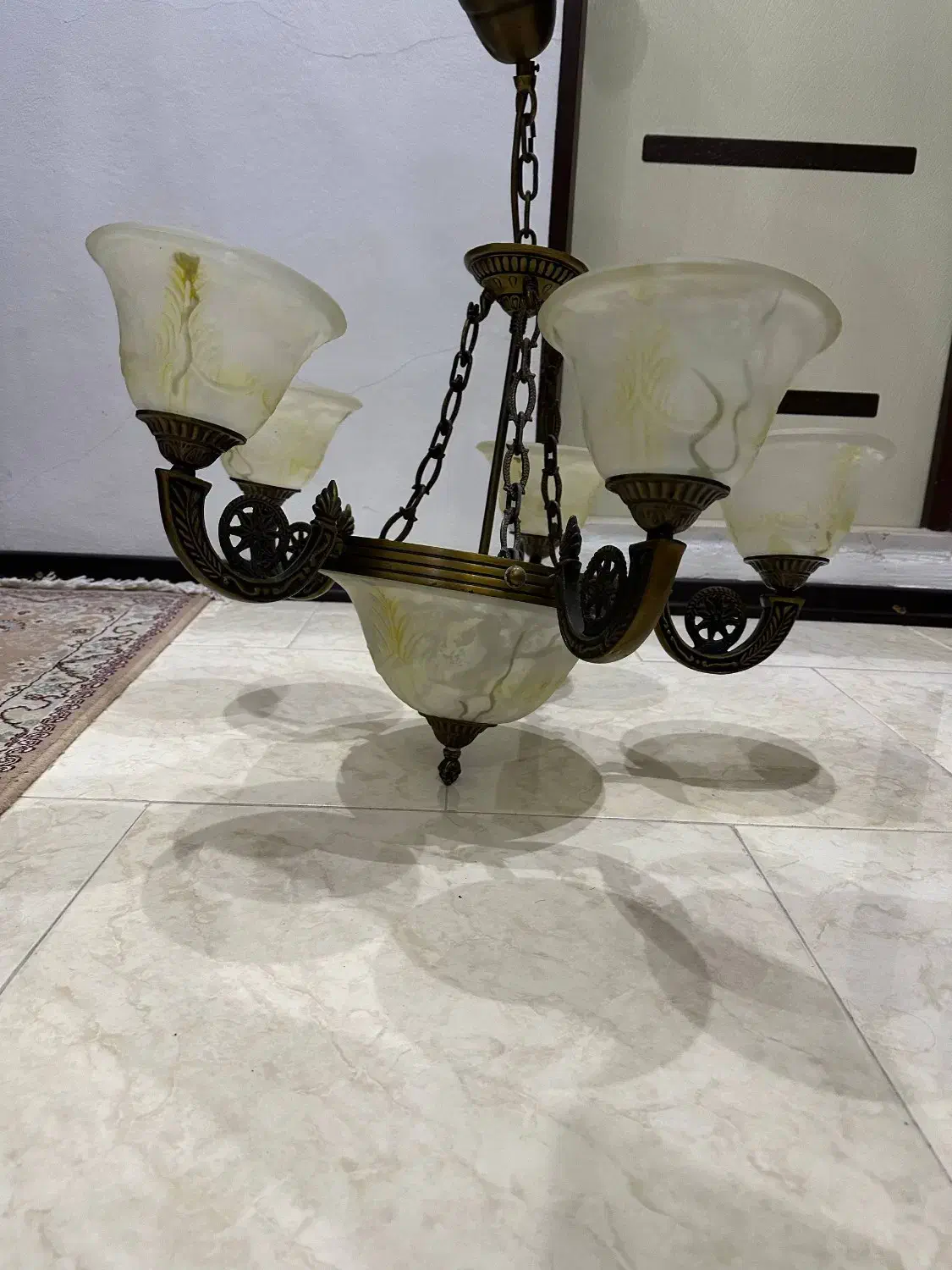 لوستر دو عدد|لوستر و چراغ آویز|نور, |دیوار