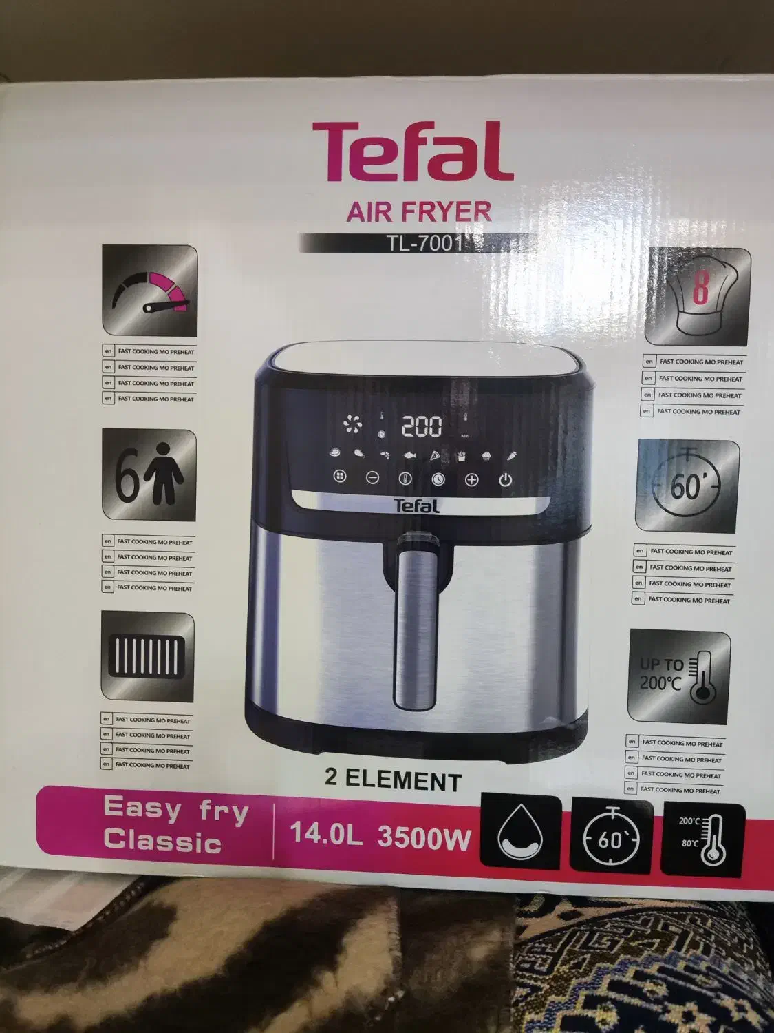 سرخ کن بدون روغن تفال|اجاق گاز و لوازم برقی پخت‌وپز|تهران, تهرانپارس غربی|دیوار