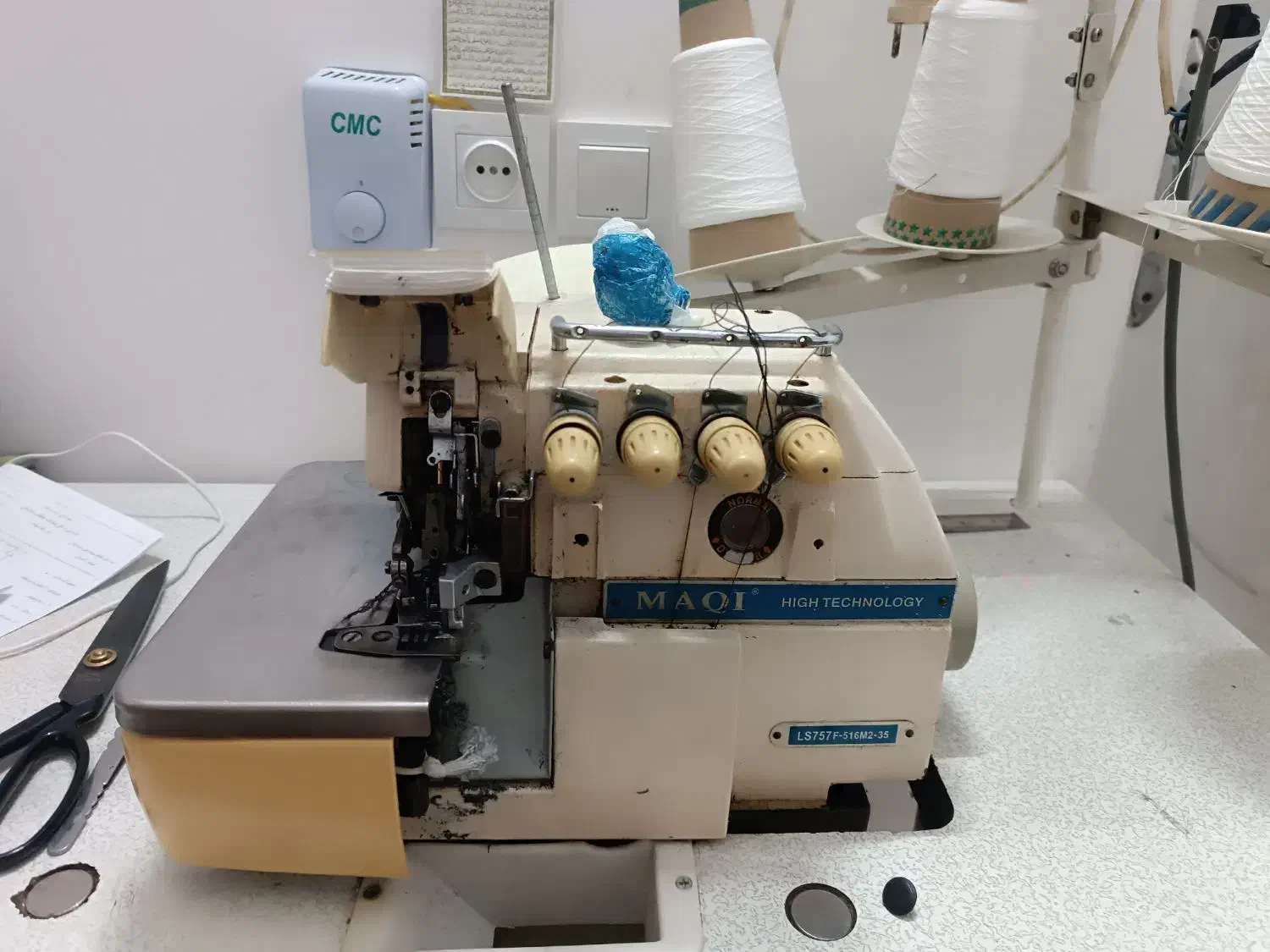 چرخ خیاطی ۵نخ|چرخ خیاطی و ریسندگی|سیمین شهر, |دیوار