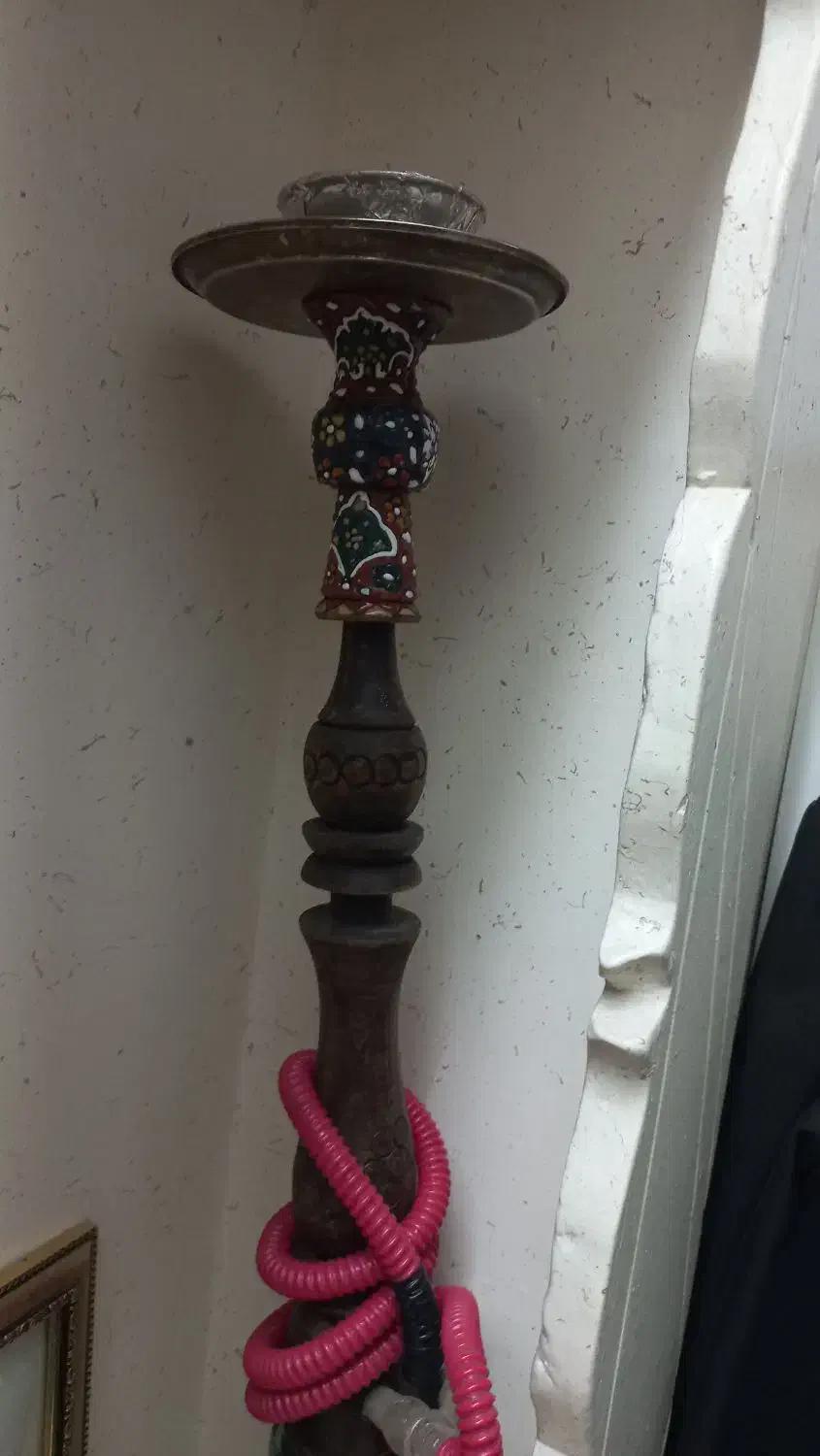 قلیان هندوانه چوبی|کلکسیون و سرگرمی|قزوین, |دیوار