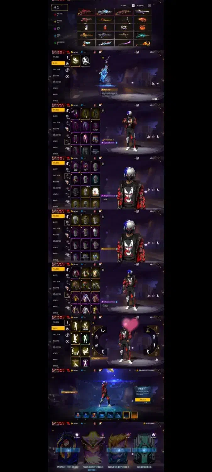 اکانت فری فایر فول|کنسول، بازی ویدئویی و آنلاین|یاسوج, |دیوار