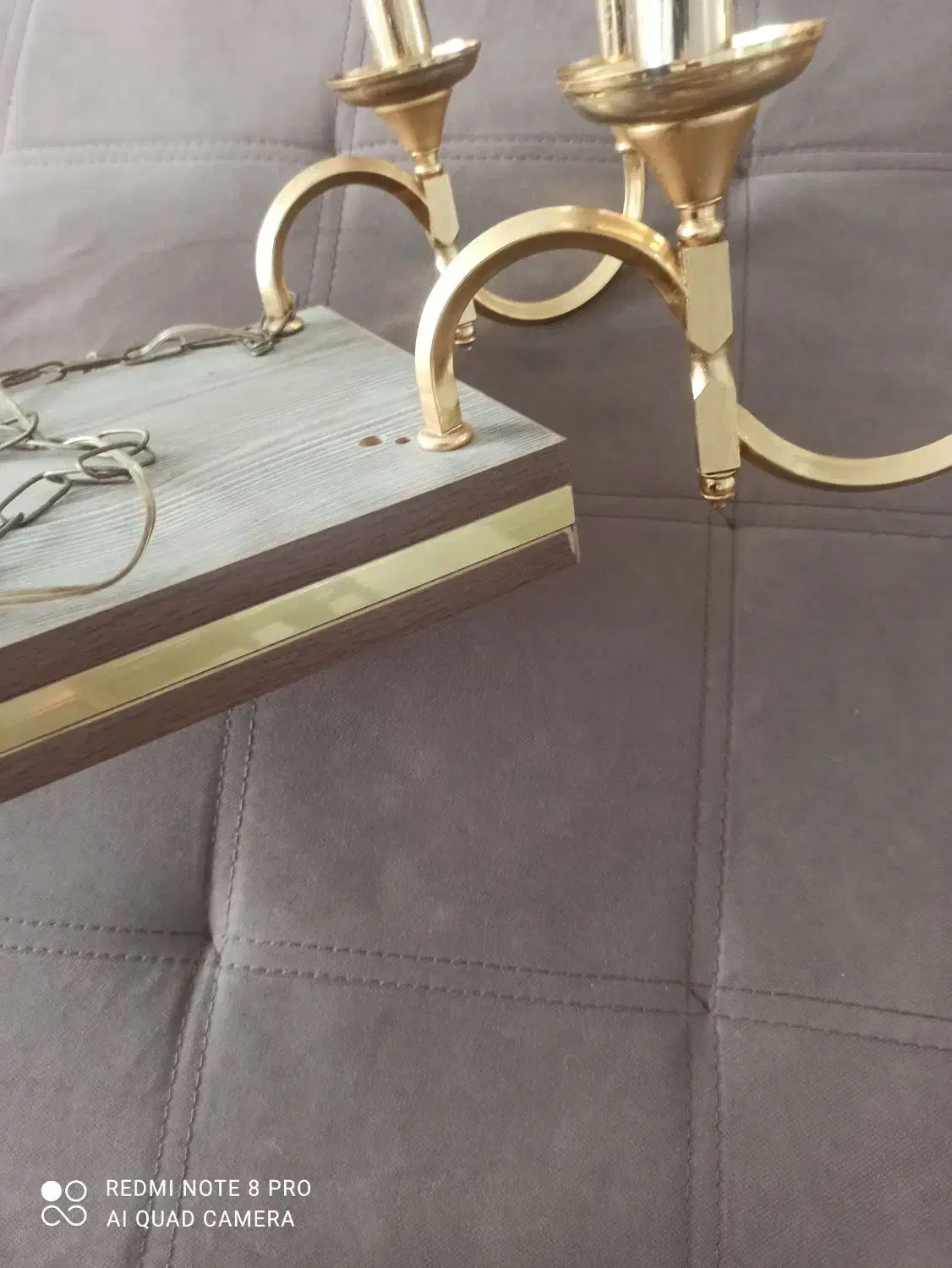 لوستر برنز و چوب|لوستر و چراغ آویز|پردیس, فاز ۲|دیوار