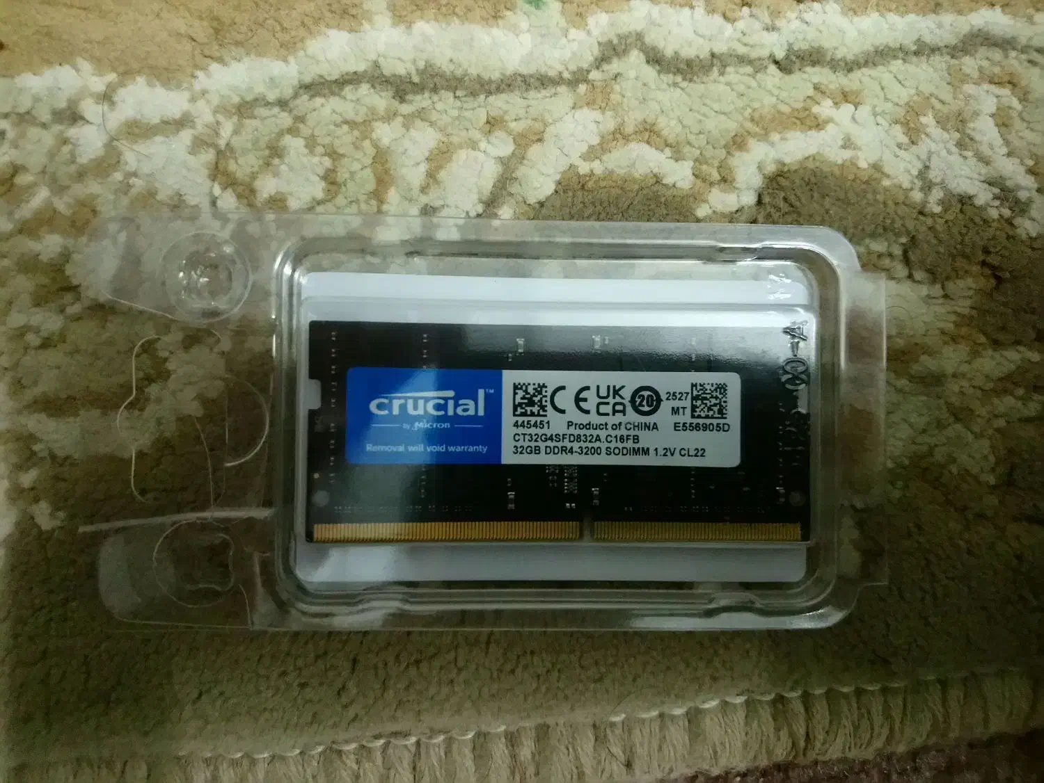 رم 32 گیگ لپ تاپ DDR4 کروشیال|قطعات و لوازم جانبی رایانه|لنگرود, |دیوار