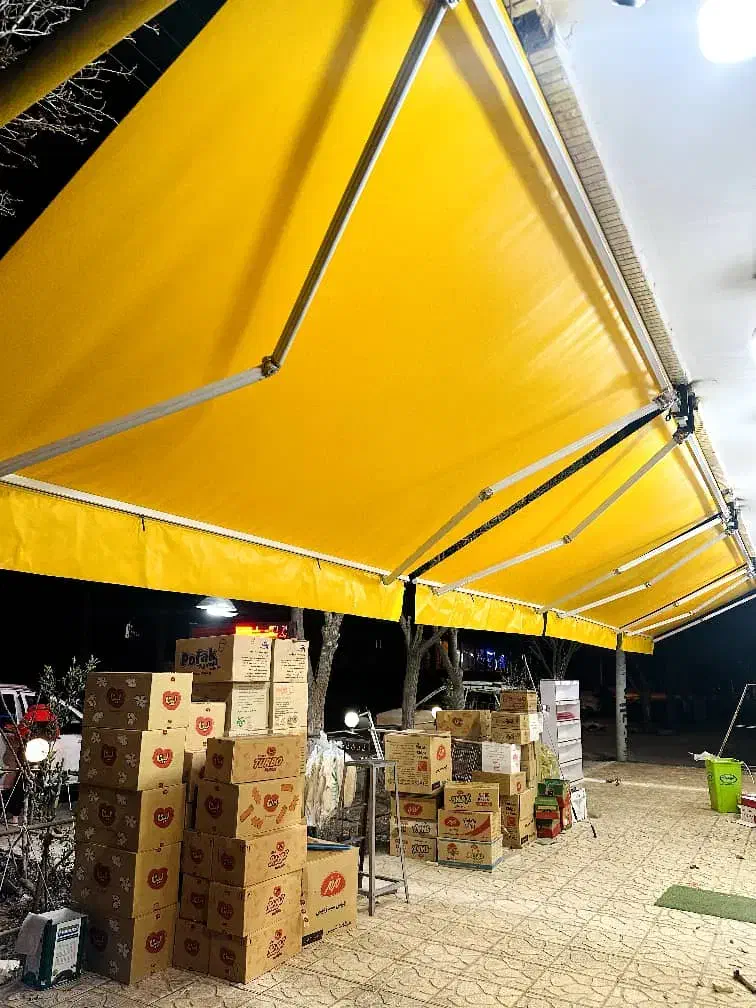 سایبان درب برقی جک بازویی قسطی|خدمات پیشه و مهارت|بم, |دیوار