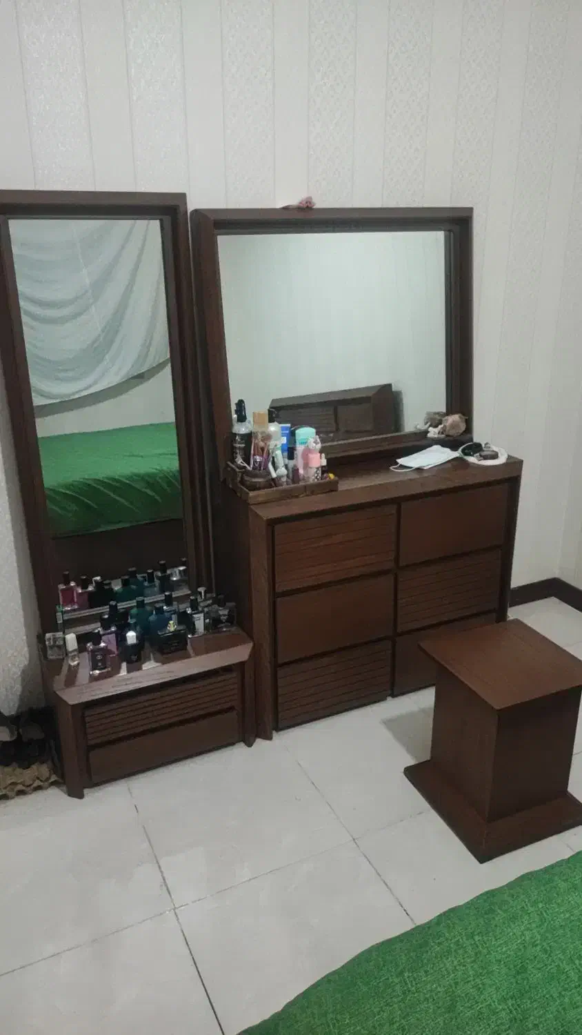 تخت خواب کامل با کنار دراور|تخت و سرویس خواب|هشتگرد, فاز ۳ مهستان|دیوار