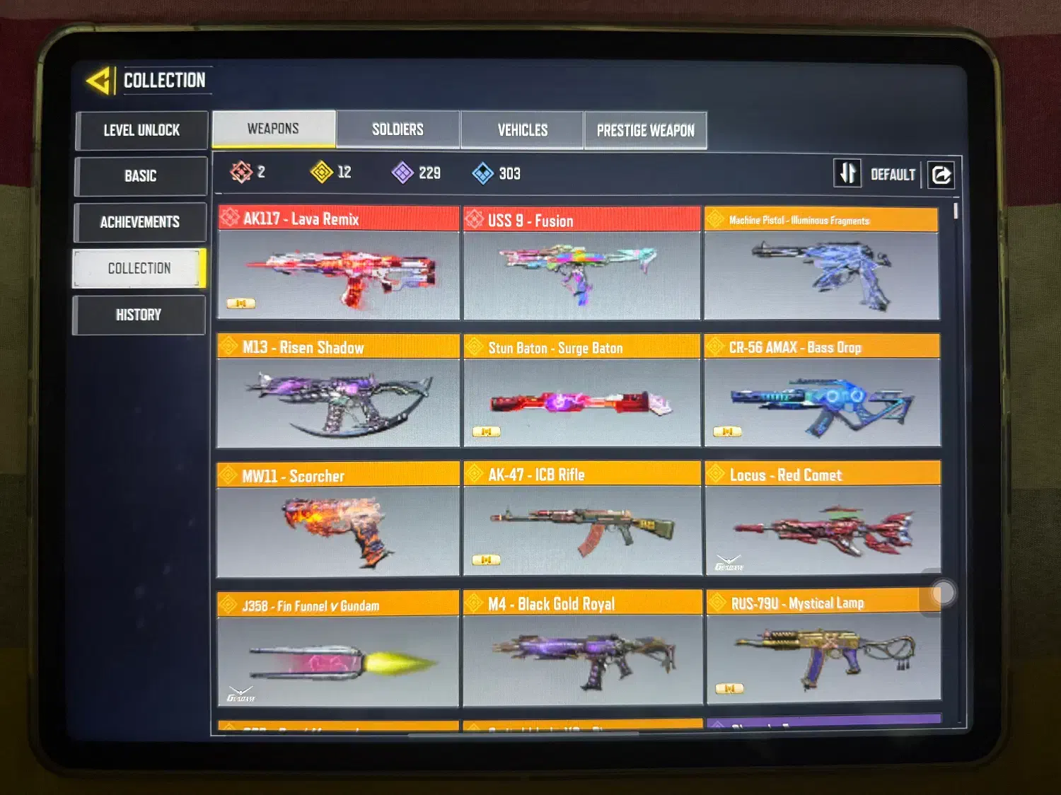 اکانت کالاف دیوتی موبایل|کنسول، بازی ویدئویی و آنلاین|شیراز, انجیر|دیوار