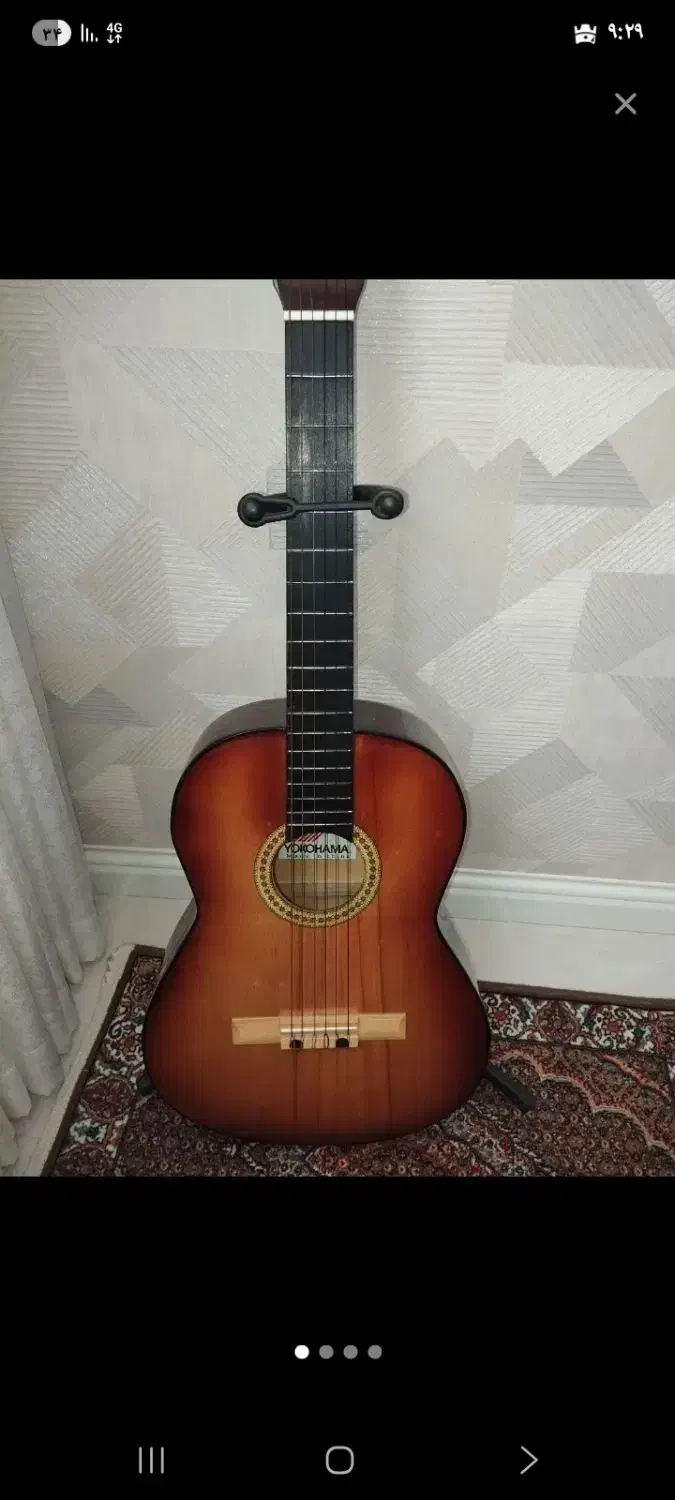 گیتار همراه کیف و پایه|گیتار، بیس، امپلیفایر|اردبیل, |دیوار