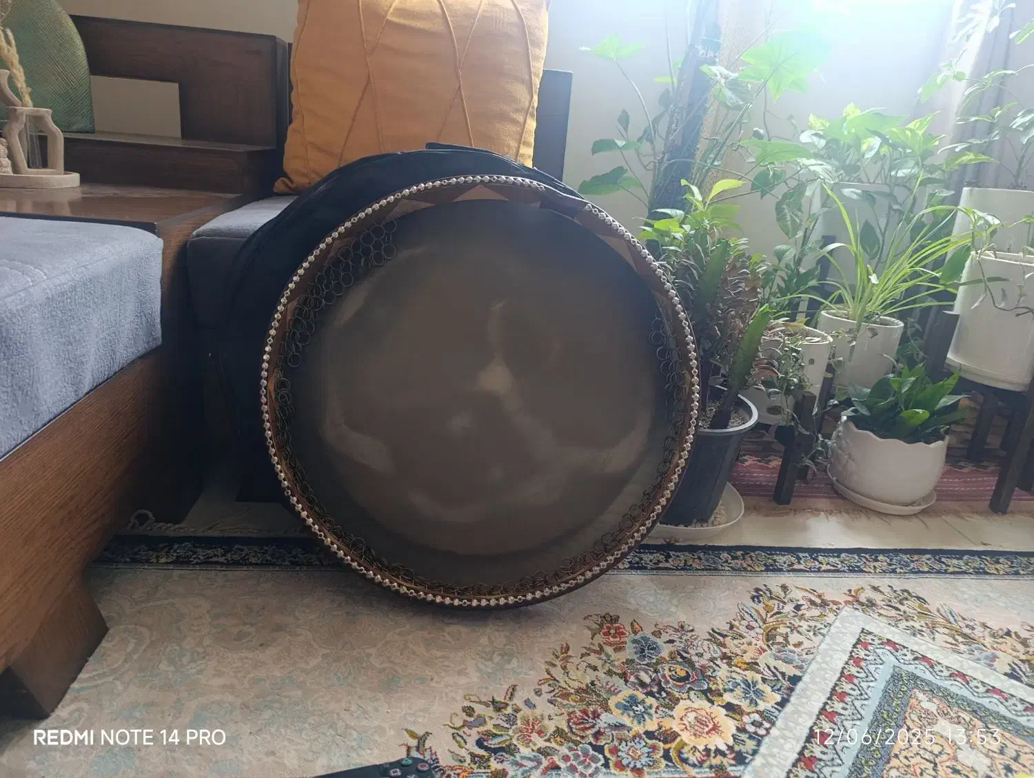 دف حبیبی|سازهای سنتی|مشهد, جاهد شهر|دیوار