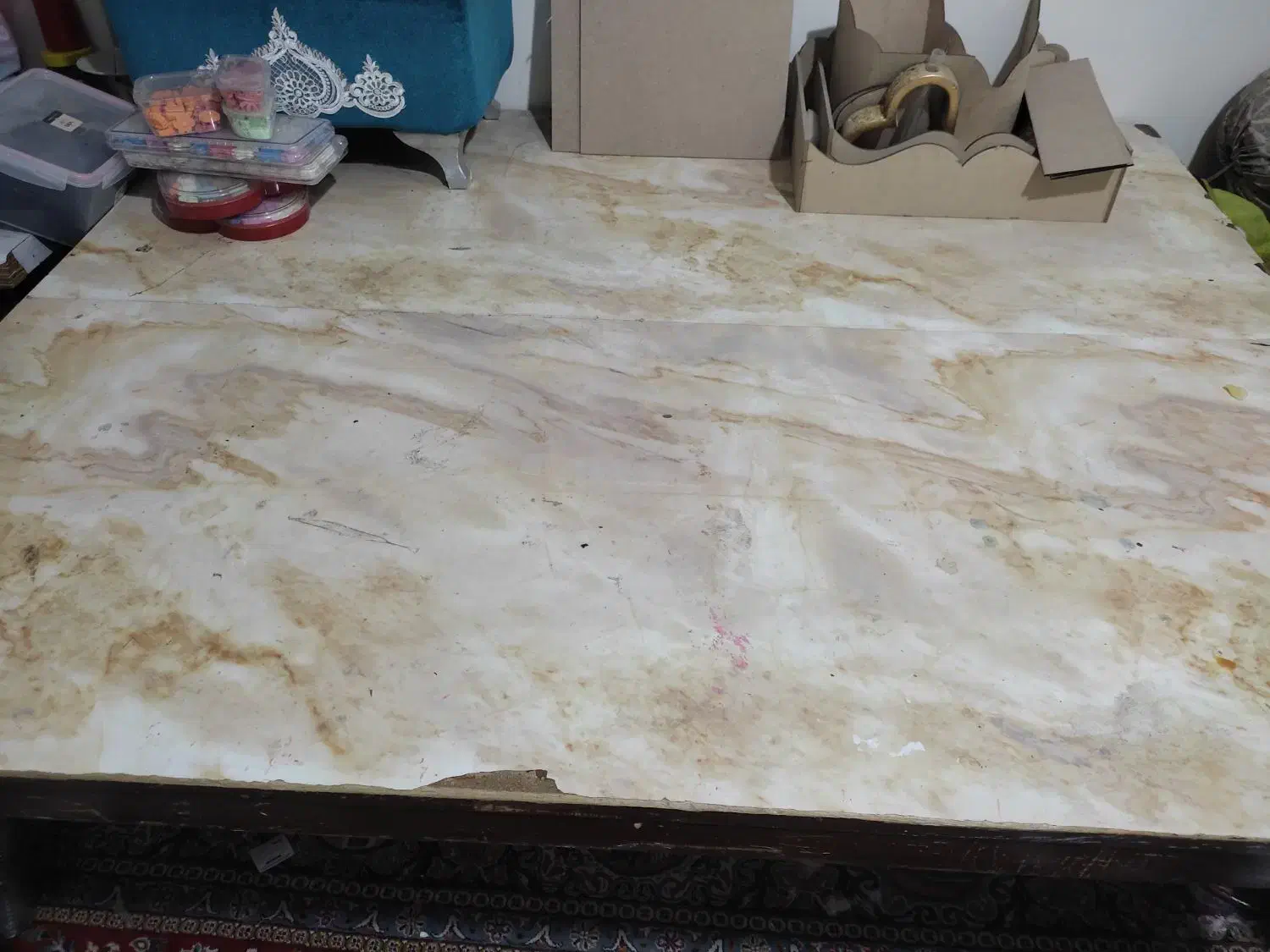 میز چوبی بزرگ|لوازم خیاطی و بافتنی|قم, دورشهر|دیوار