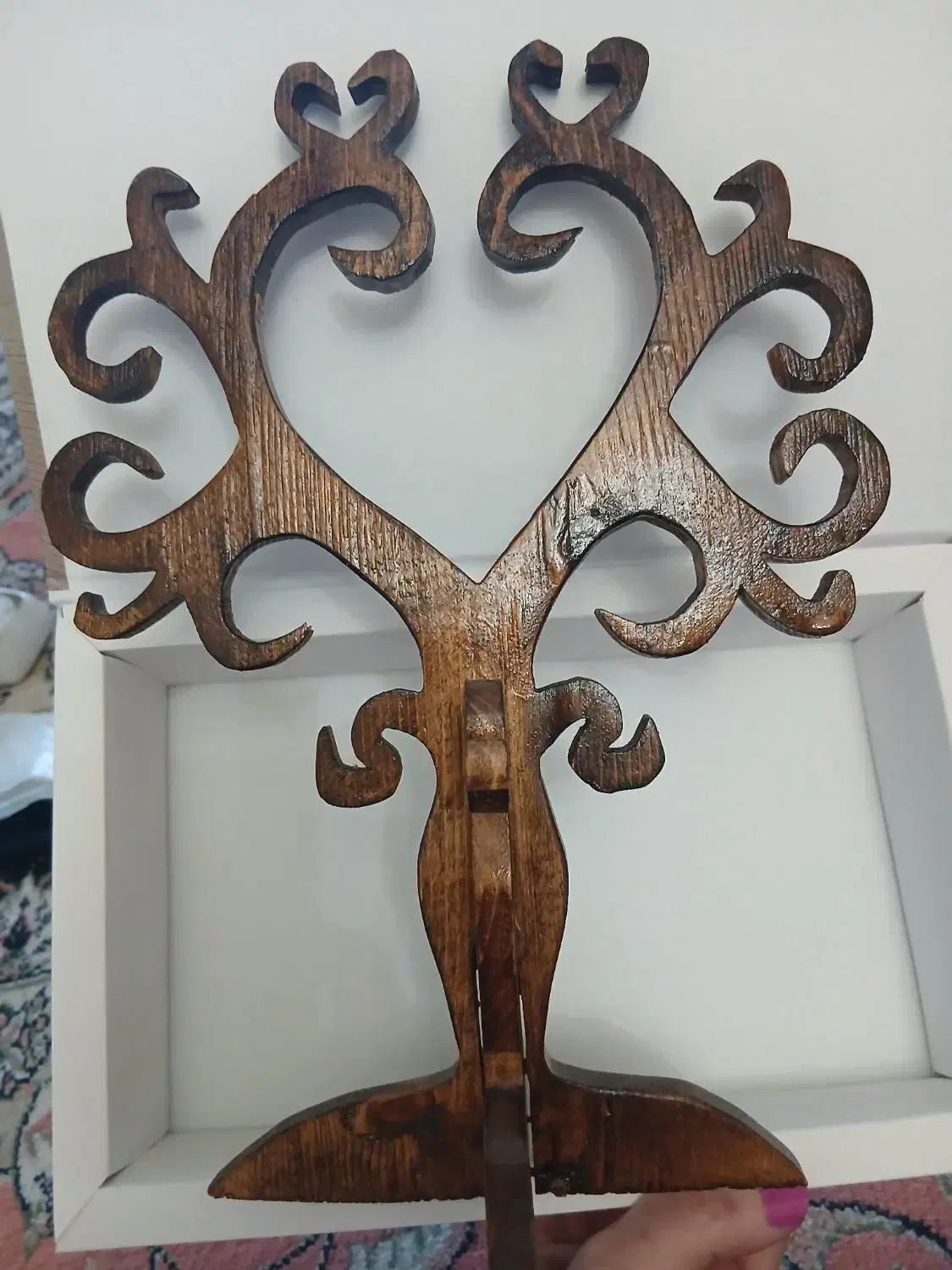 آویز جواهر چوبی|صنایع دستی و سایر لوازم تزئینی|خرم‌آباد, |دیوار