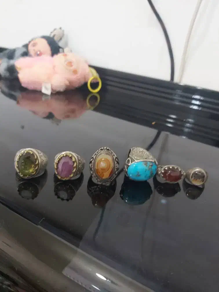 انگشتر نقره دست ساز 6عدد|جواهرات|بوشهر, |دیوار