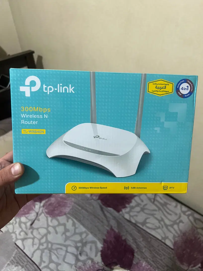 مودم روتر TP-Link TL-WR840N اصل 300Mbps|مودم و تجهیزات شبکه|تهران, تجریش|دیوار