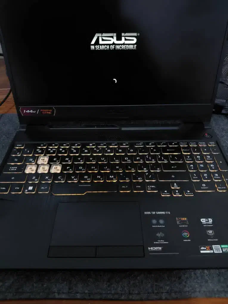 لبتاپ گیمینگ در حد نو tuf15|رایانه همراه|کاشان, شهرک ولیعصر|دیوار