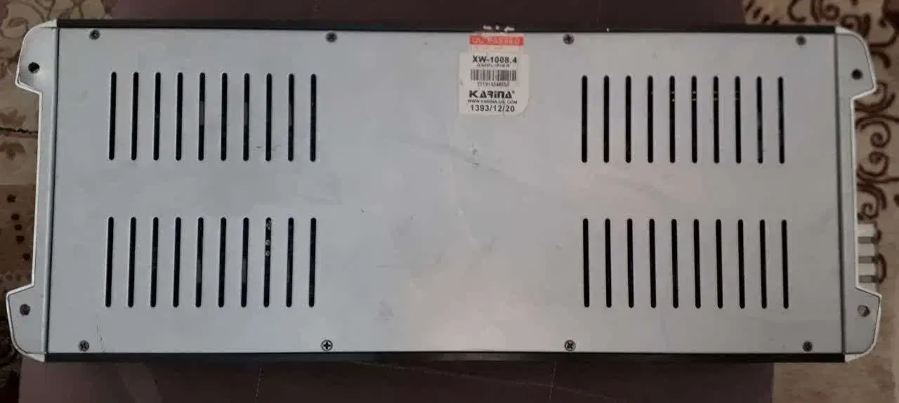 آمپلی فایر کارینا 4 کاناله 3400 وات + ساب 1300وات|قطعات یدکی و لوازم جانبی|رشت, منظریه|دیوار