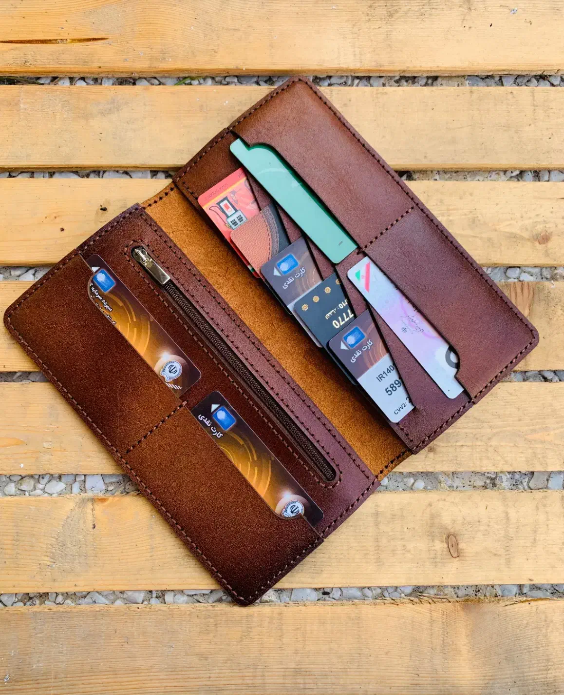کیف پول چرم طبیعی|کیف، کفش، کمربند|رودسر, |دیوار