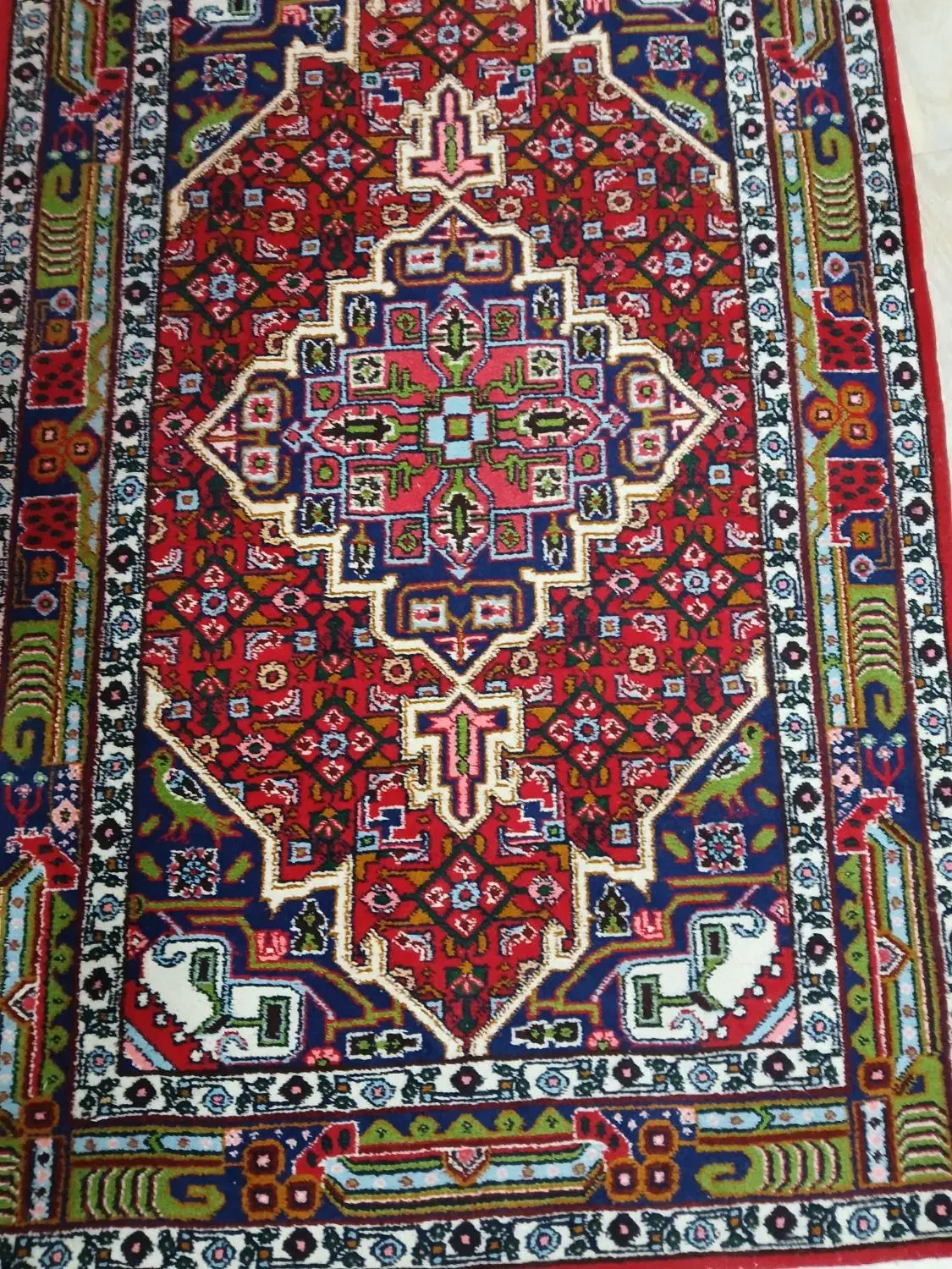 فرش دستبافت زرع ونیم|فرش|کرمانشاه, |دیوار