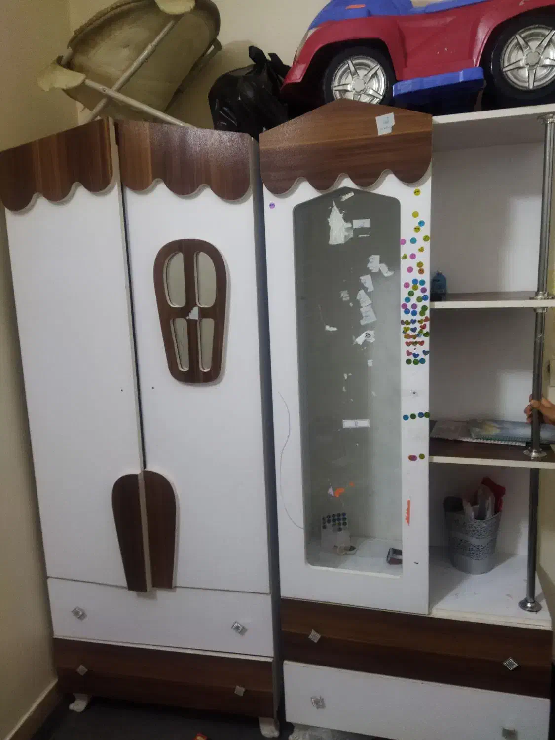 کمد و ویترین کودک|اسباب و اثاث بچه|قم, زنبیل آباد|دیوار