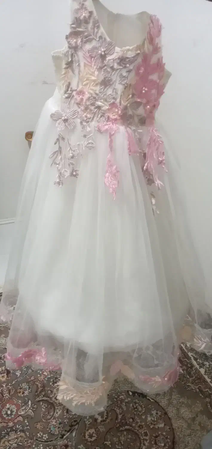 پیراهن مجلسی دخترانه ۷و۸ سال|لباس|میانه, |دیوار