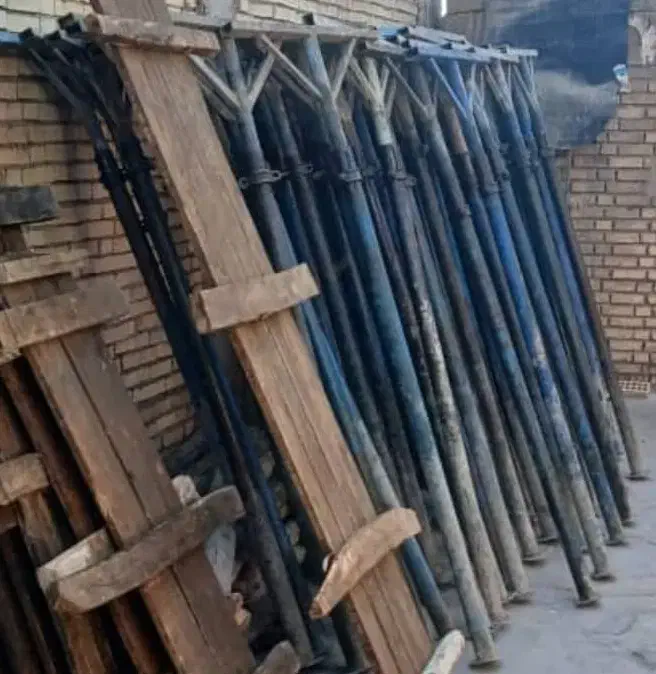 جک قالب سقفی میکسرکارکرده تخته کانکس خم چرخ داربست|مصالح و تجهیزات ساختمان|نجف‌آباد, جلال آباد|دیوار