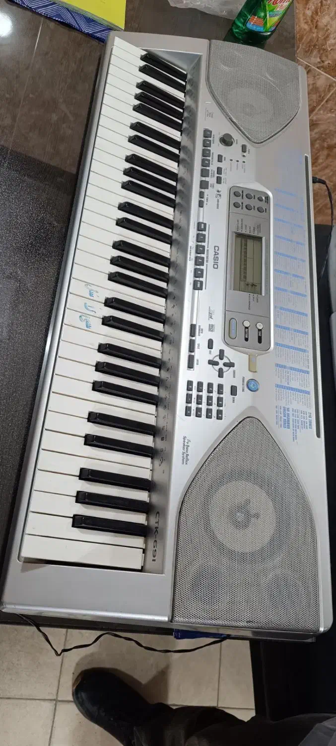 ارگ کاسیو مدل 691|پیانو، کیبورد، آکاردئون|خرم‌آباد, |دیوار