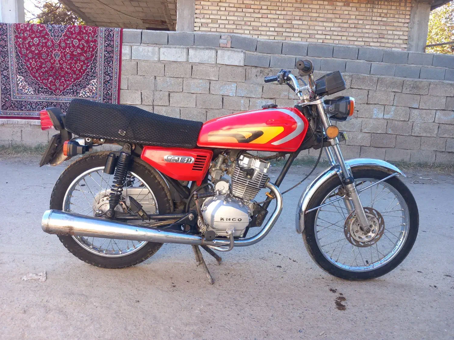 متور۱۵۰کبیرمدل۹۰مدارک کامل سنداماده انتقال|موتورسیکلت|رامیان, |دیوار