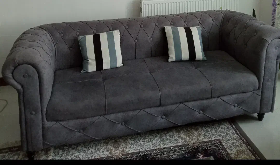 مبلمان ۷نفره چستر آمریکایی|مبلمان خانگی و میز عسلی|اندیشه, شهرک صدف|دیوار