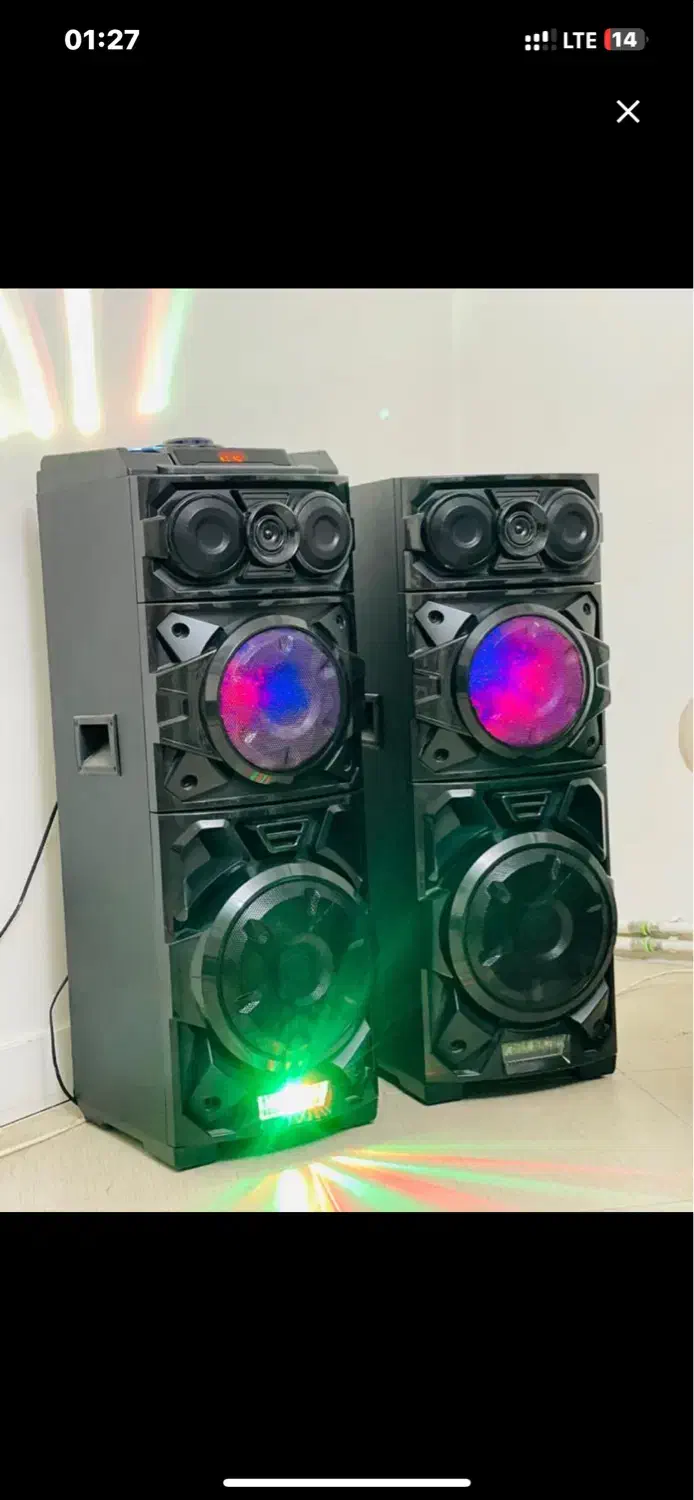 اسپیکر پر قدرت و زیبا و با کیفیت سفارش اروپا|سیستم صوتی خانگی|گرگان, |دیوار