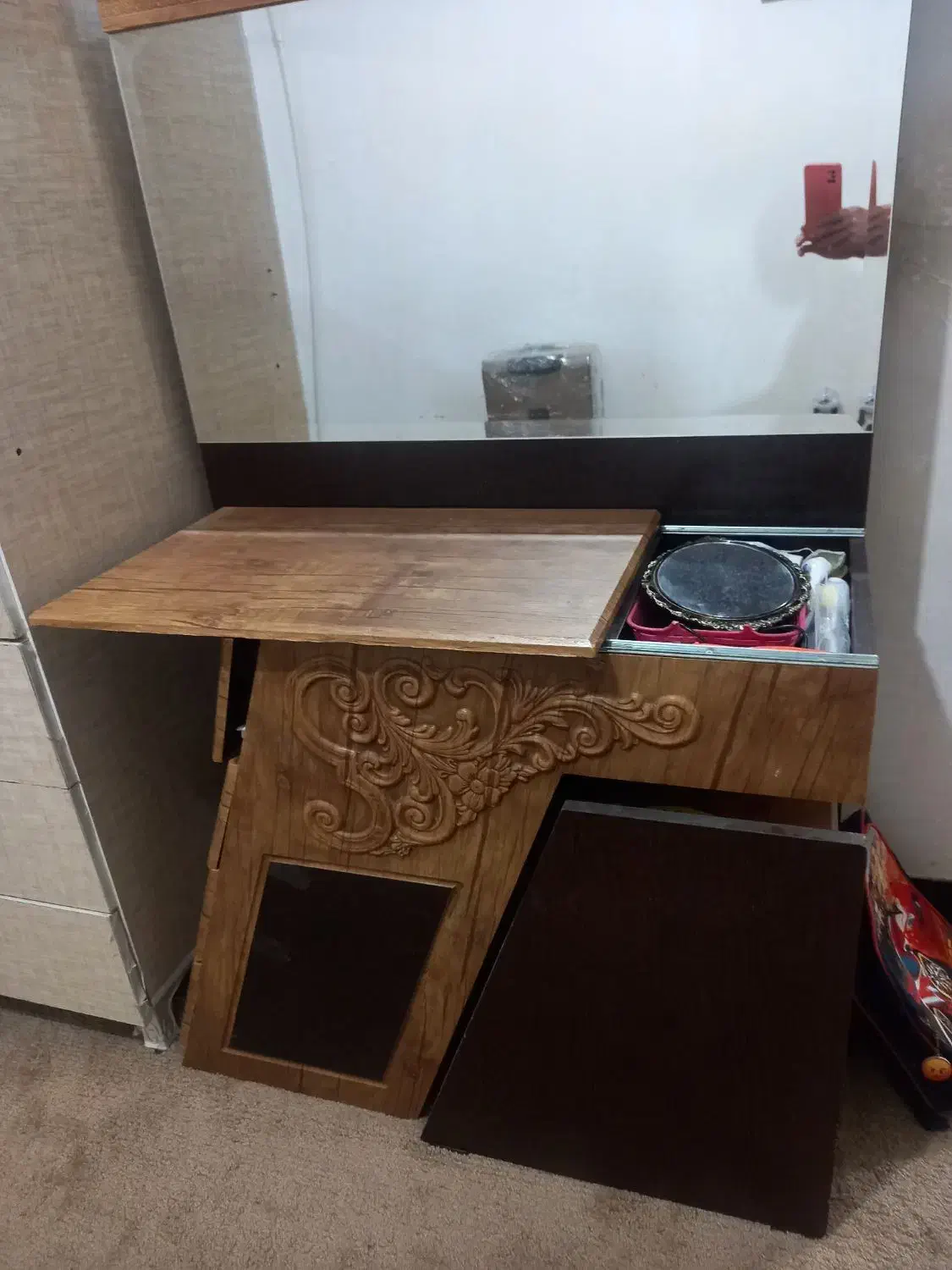 یک عدد کمد ام دی اف در حد نو|جاکفشی، کمد، دراور|مریوان, |دیوار