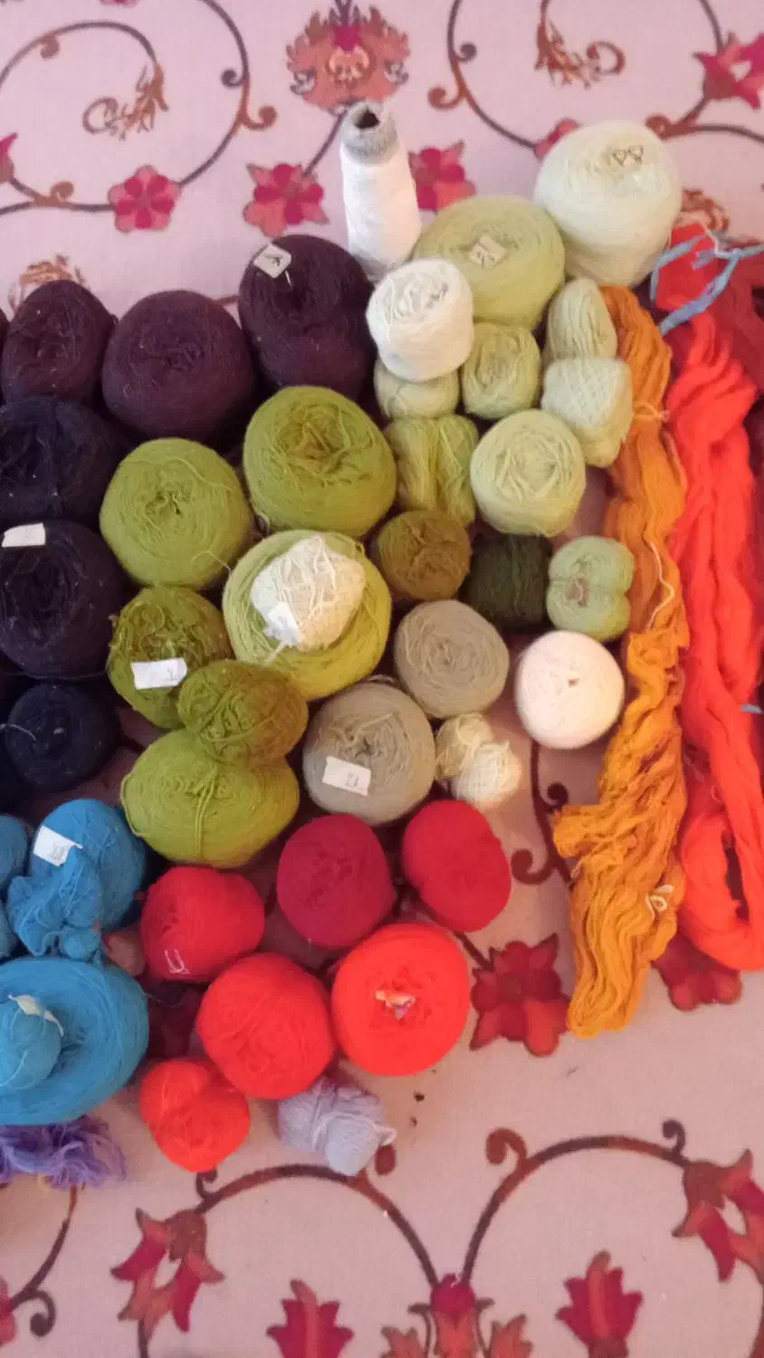 نخ مرینوس تمیز و مرتب|تابلو فرش|آبدانان, |دیوار