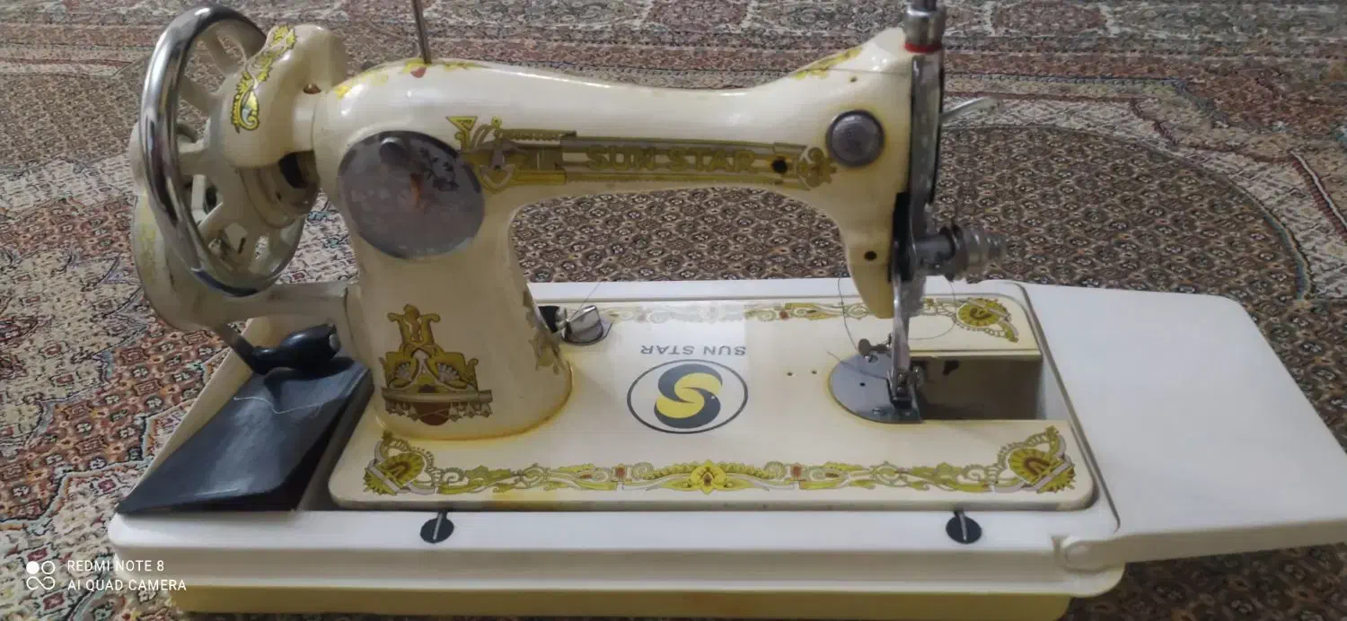 چرخ خیاطی سان استار در حد نو|چرخ خیاطی و ریسندگی|هشتگرد, هشتگرد قدیم|دیوار