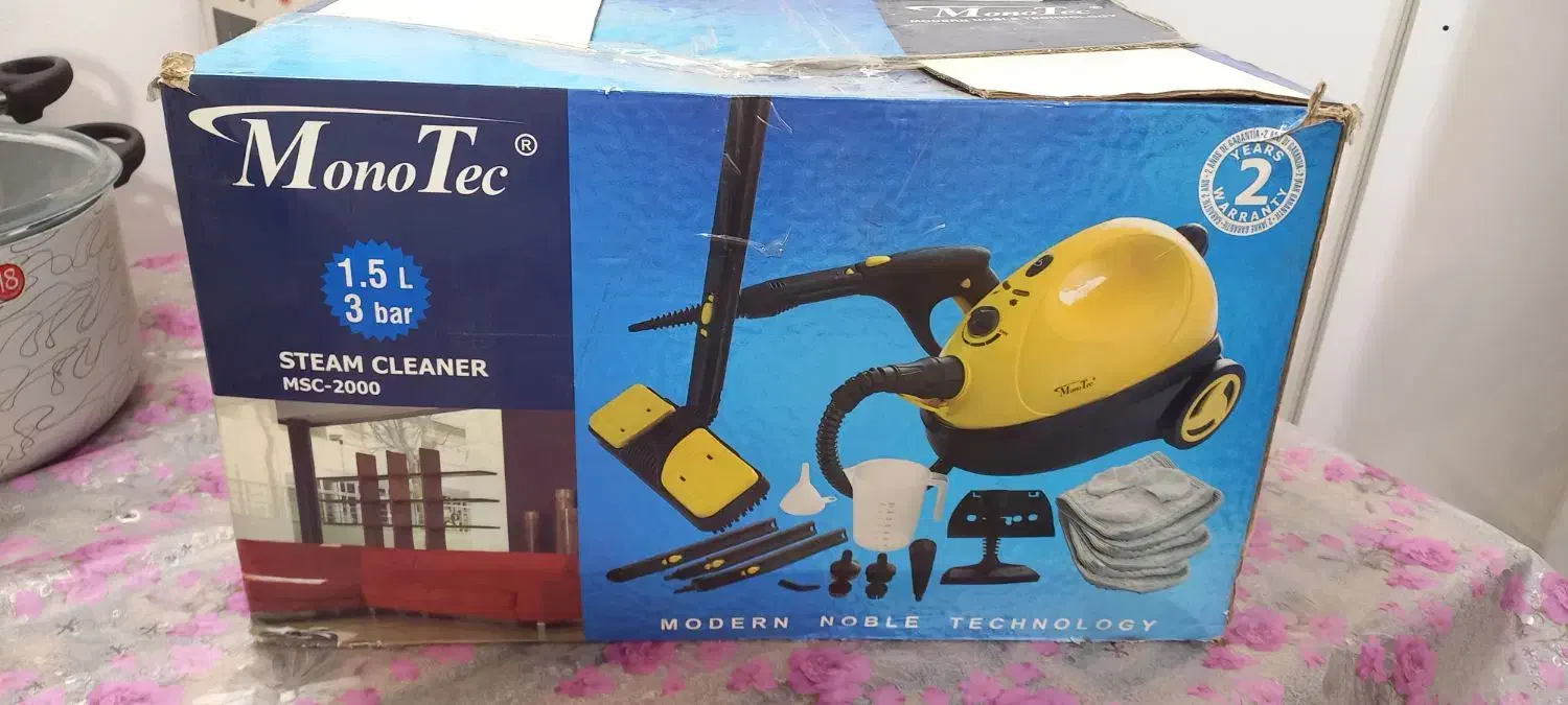 بخارشو مارک مونو تک نونو|جاروبرقی، جارو شارژی، بخارشو|تهران, تختی|دیوار