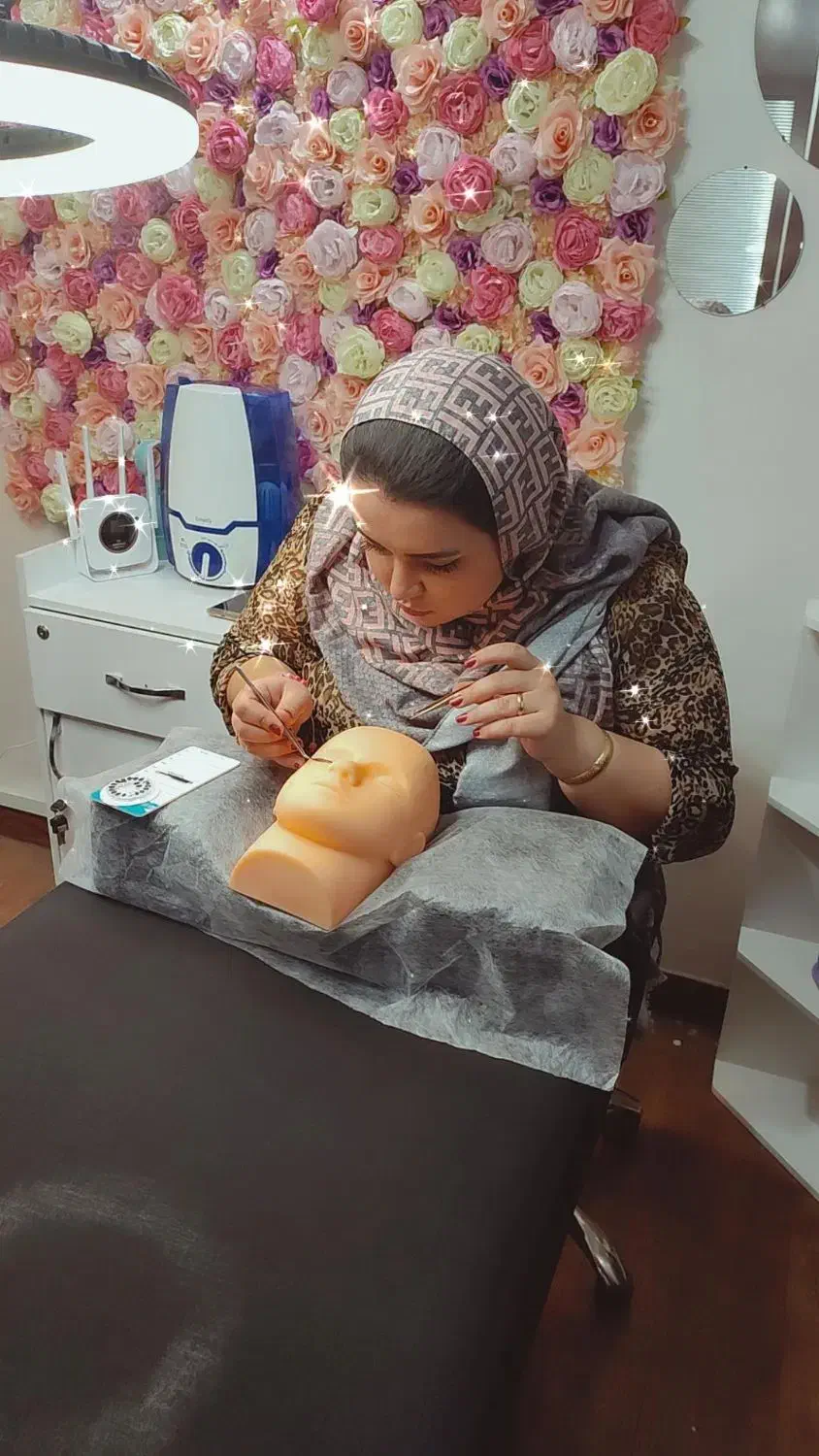 آموزش تخصصی اکستنشن مژه و لیفت مژه و ابرو|خدمات آرایشگری و زیبایی|تهران, شهران جنوبی|دیوار