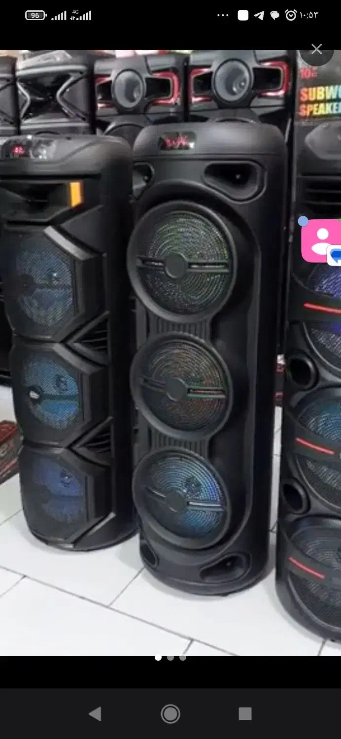 اسپیکر شارژی چمدانی|سیستم صوتی خانگی|شیروان (خراسان), |دیوار