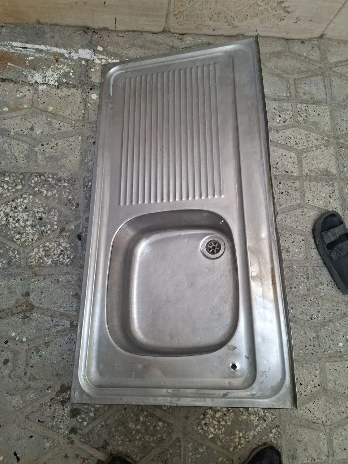 سینک ظرفشویی|آب‌چکان و نظم‌دهنده ظروف|کبودرآهنگ, |دیوار