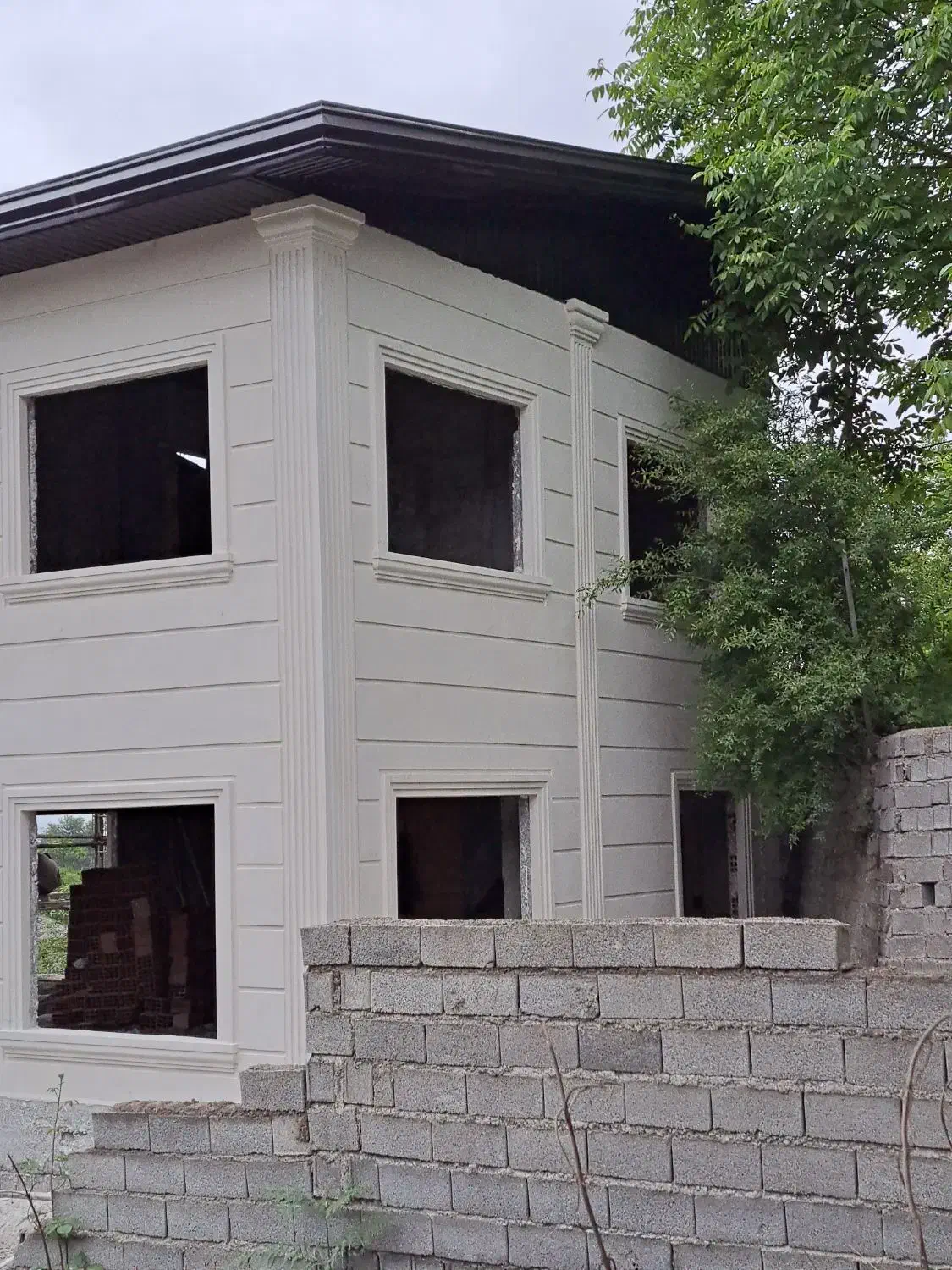 سیمانکاری سیمانبری نمارومی نما کلاسیک مدرن|خدمات پیشه و مهارت|لنگرود, |دیوار