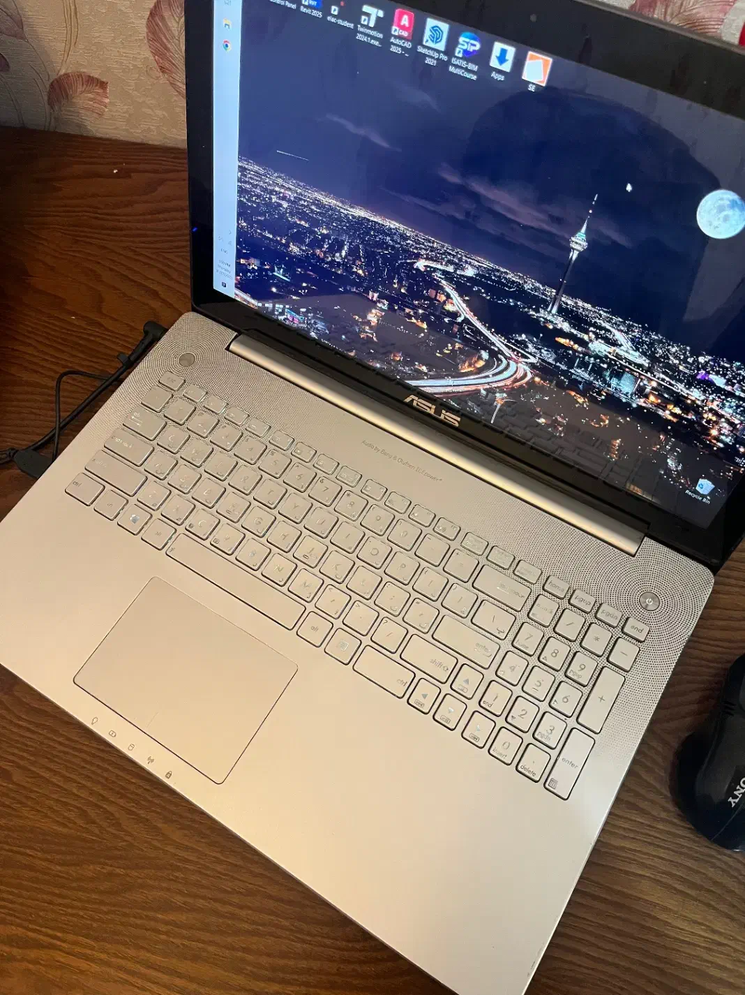 لپ تاپ ایسوس Asus n550Jk تاچ با لوازم کامل|رایانه همراه|تهران, قیطریه|دیوار