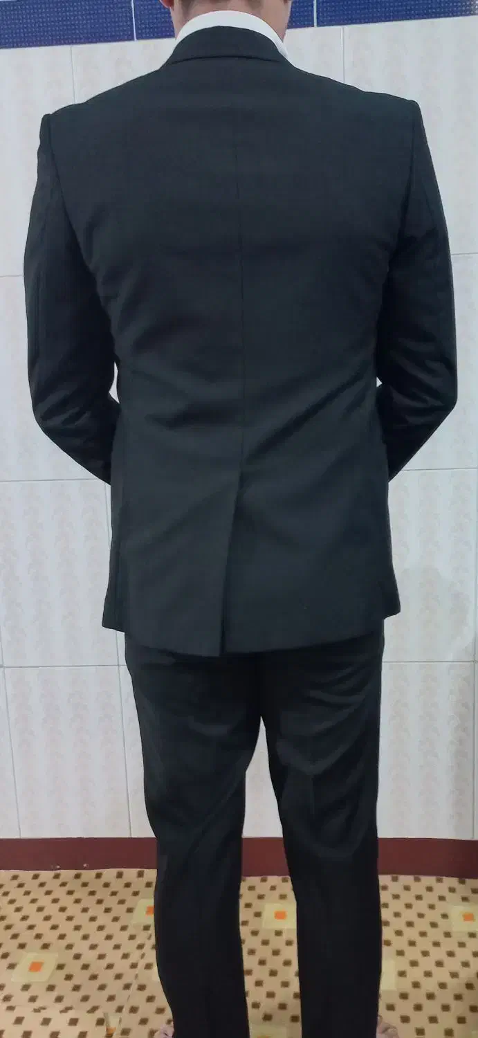 کت و شلوار مشکی ترکیه سایز ۴۶|لباس|پارس‌آباد, |دیوار