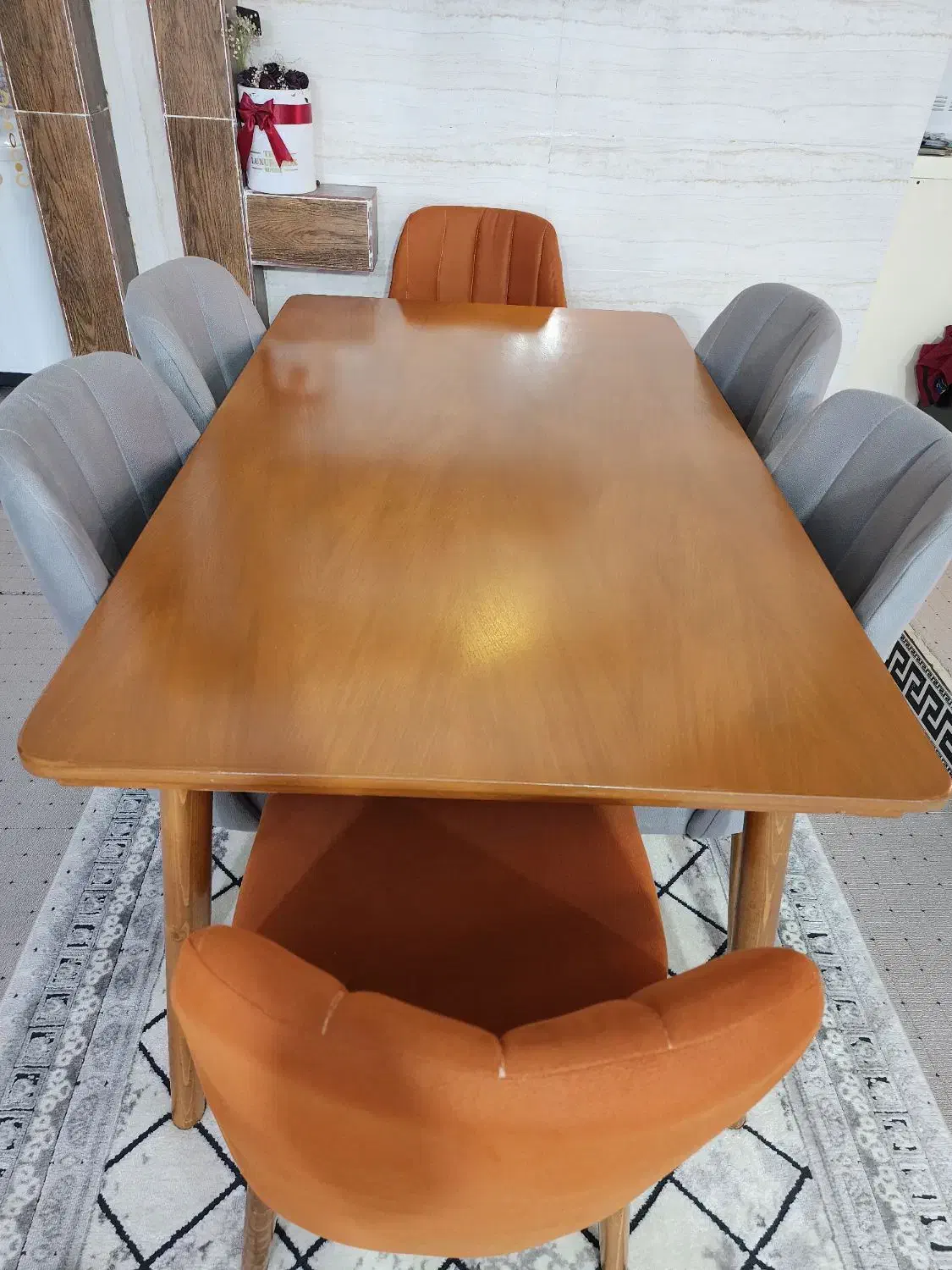 نهار خوری ۶نفره|میز و صندلی غذاخوری|دوگنبدان, |دیوار