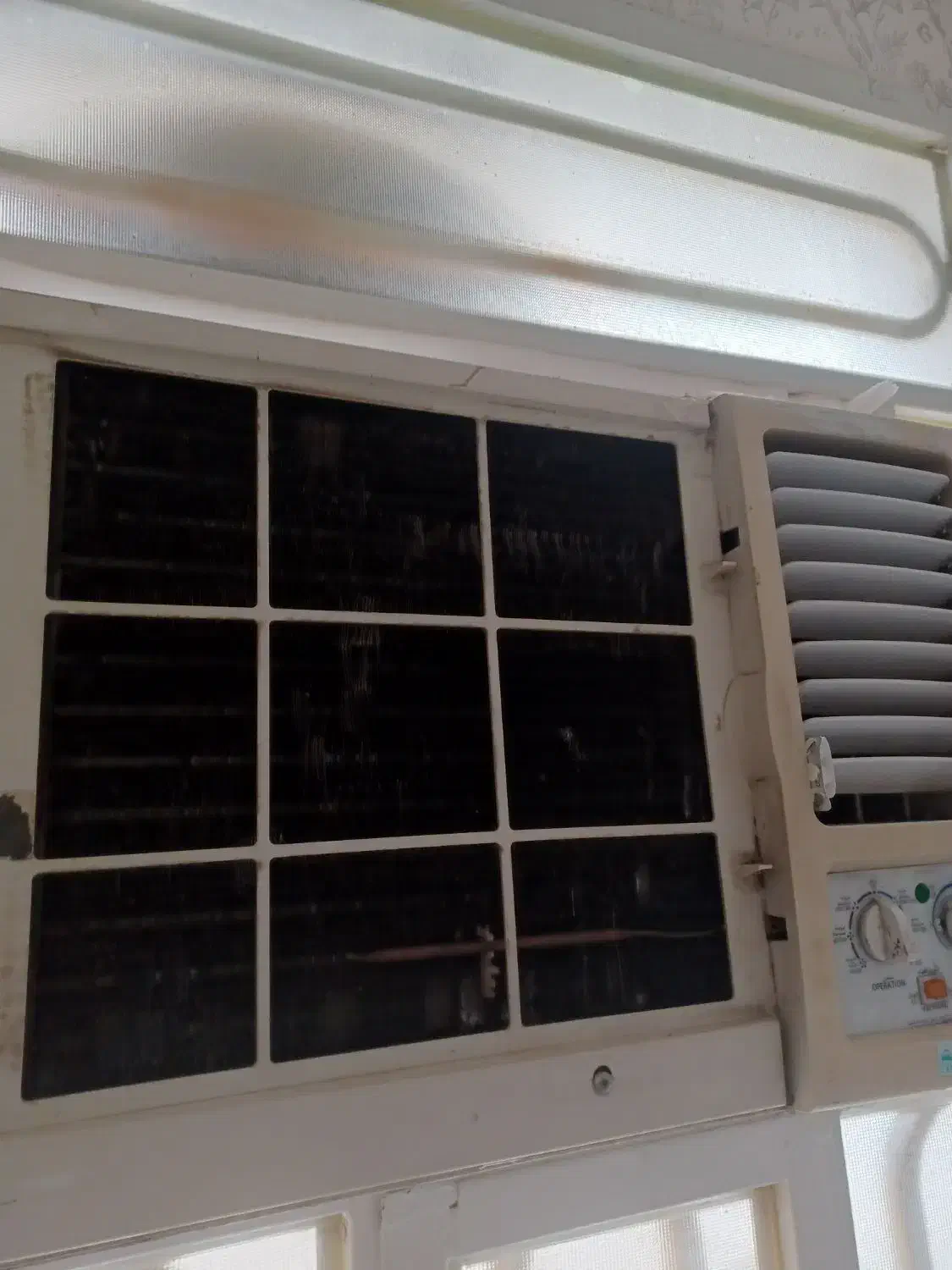 کولر پنجره ای موتور بزرگ سرخ پوستی امریکایی|کولر گازی و فن‌کوئل|شوشتر, |دیوار