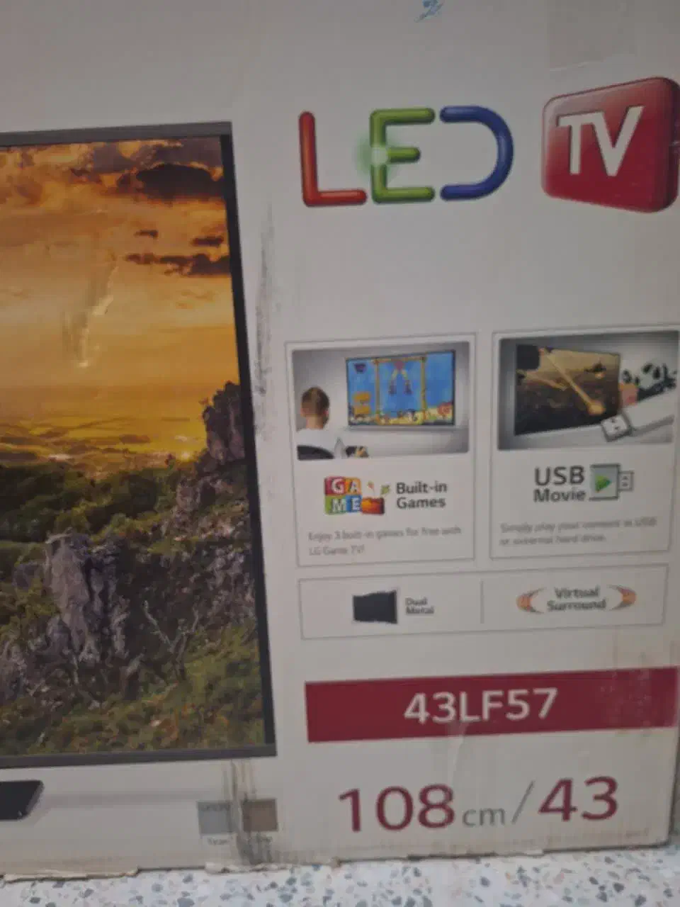 تلویزیون 43 اینچ LG|تلویزیون و پروژکتور|زنجان, |دیوار