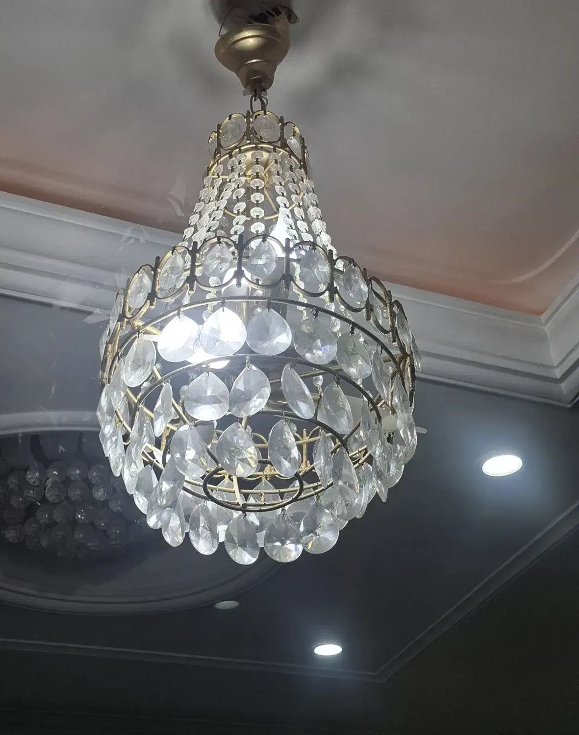 لوستر کریستالی|لوستر و چراغ آویز|ارومیه, |دیوار